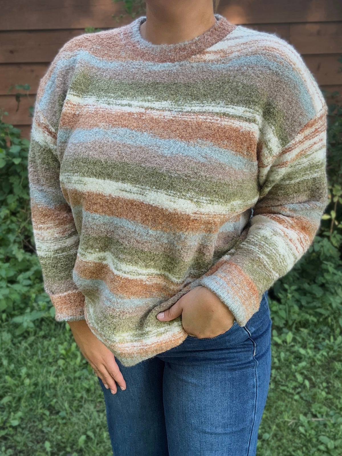 Cider Season Striped Sweater