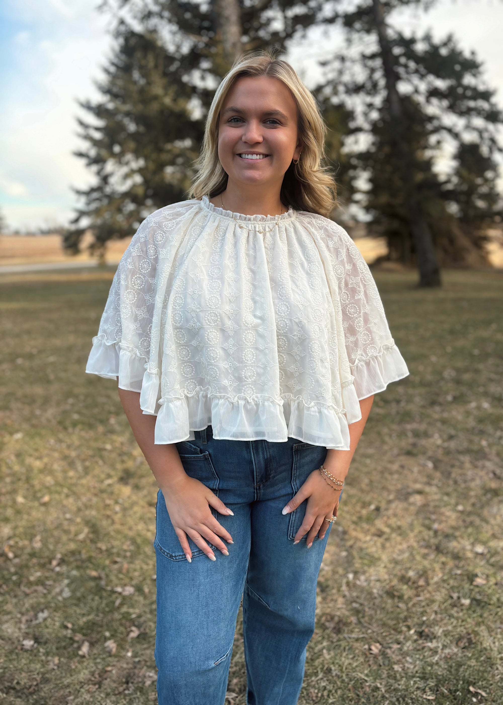 Ivory Whisper Top
