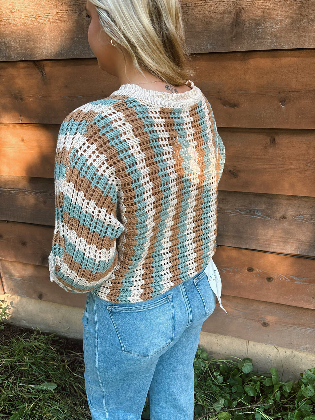 Cinnamon Pine Knit Sweater