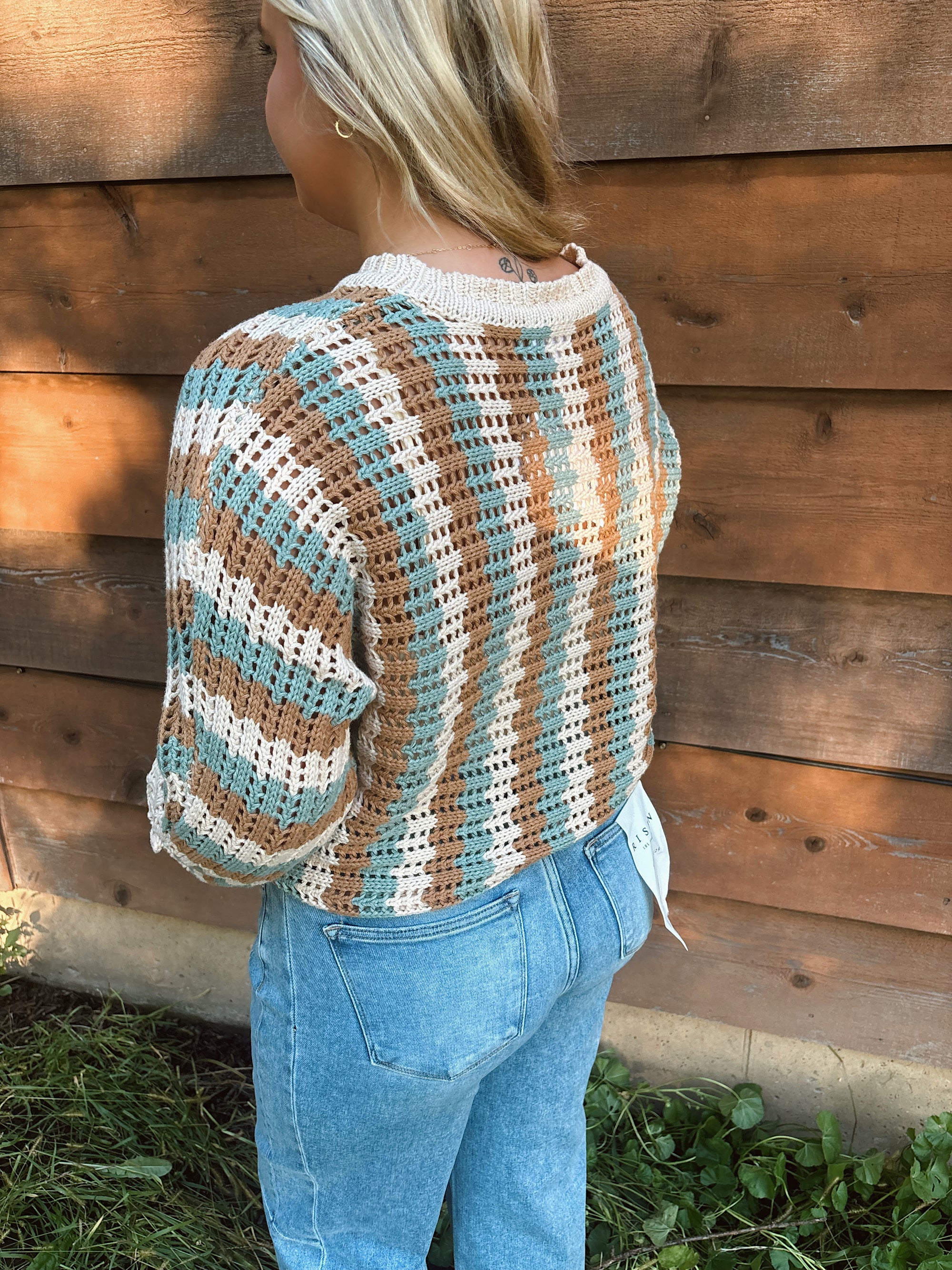 Cinnamon Pine Knit Sweater