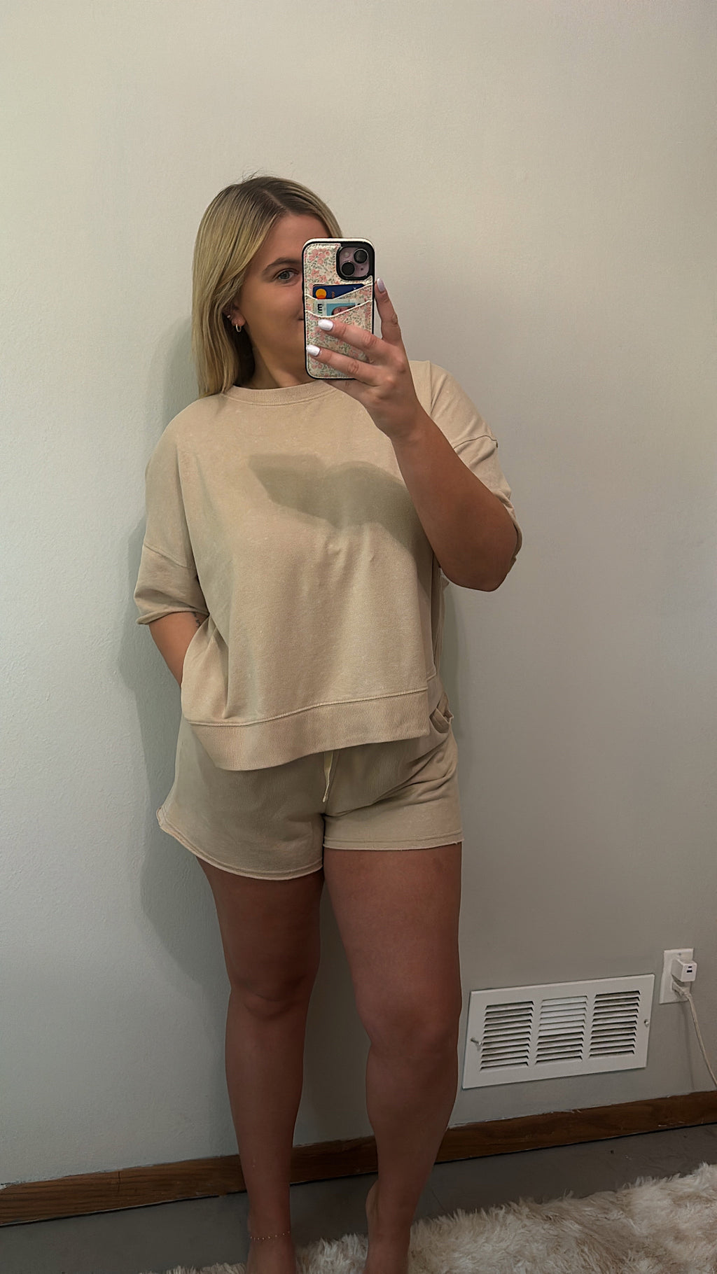 Oat Latte Lounge Short Set