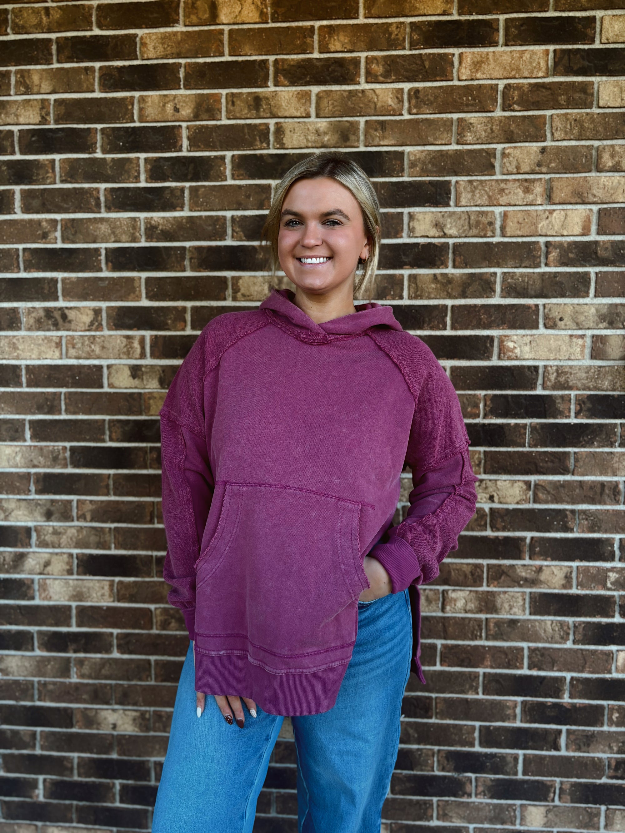Washed Berry Hoodie