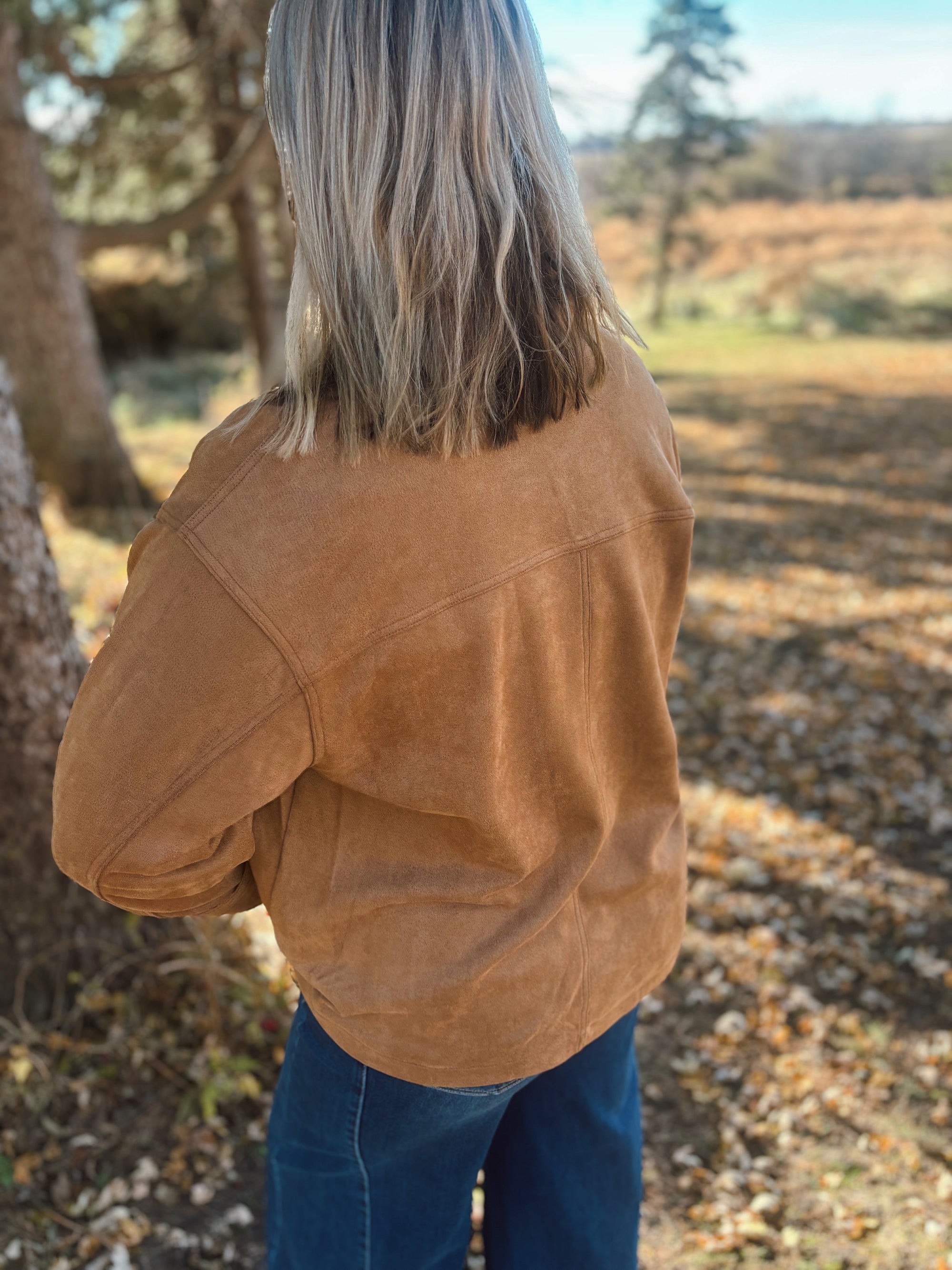 Golden Hour Suede Jacket