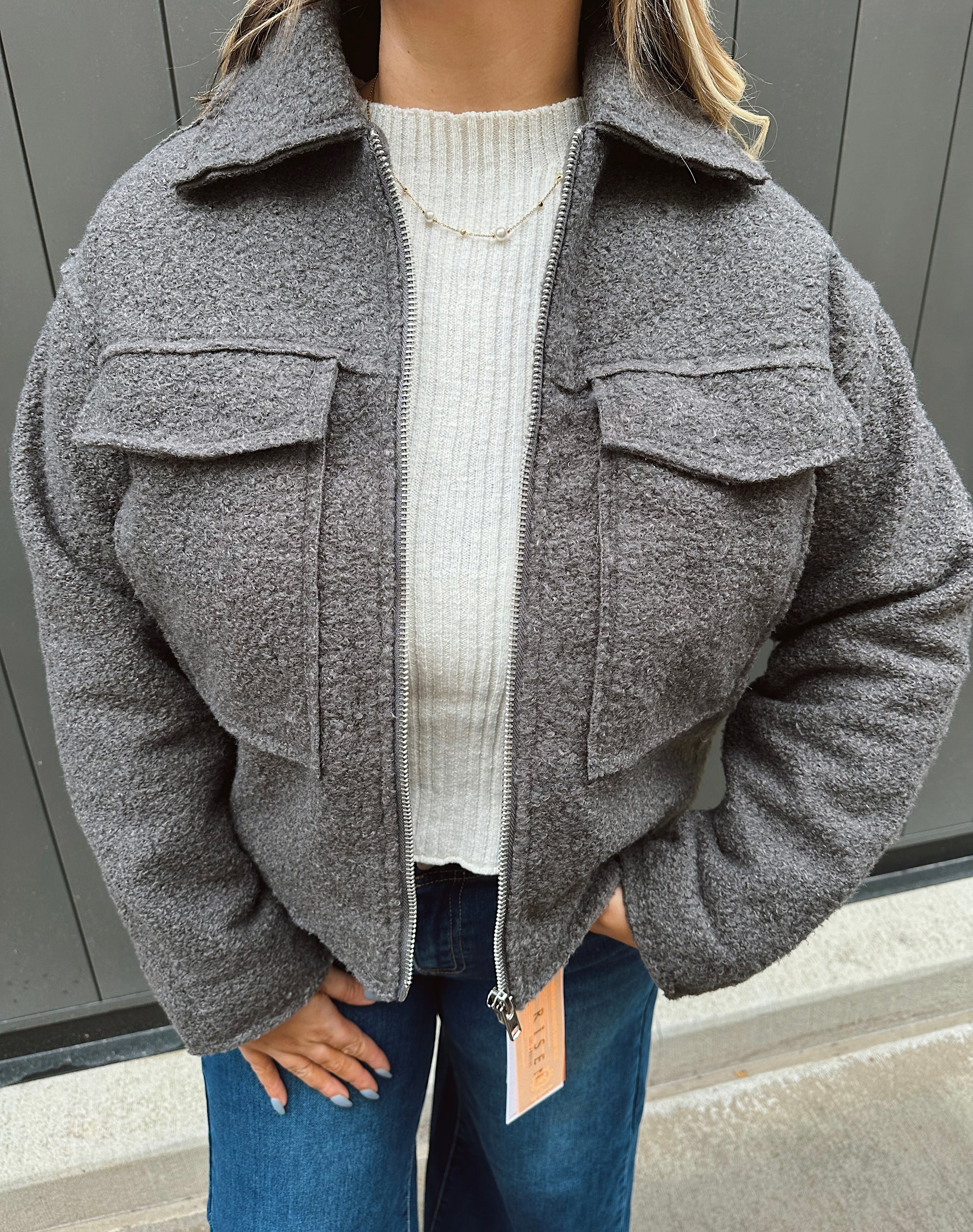 Cozy Driftwood Bomber