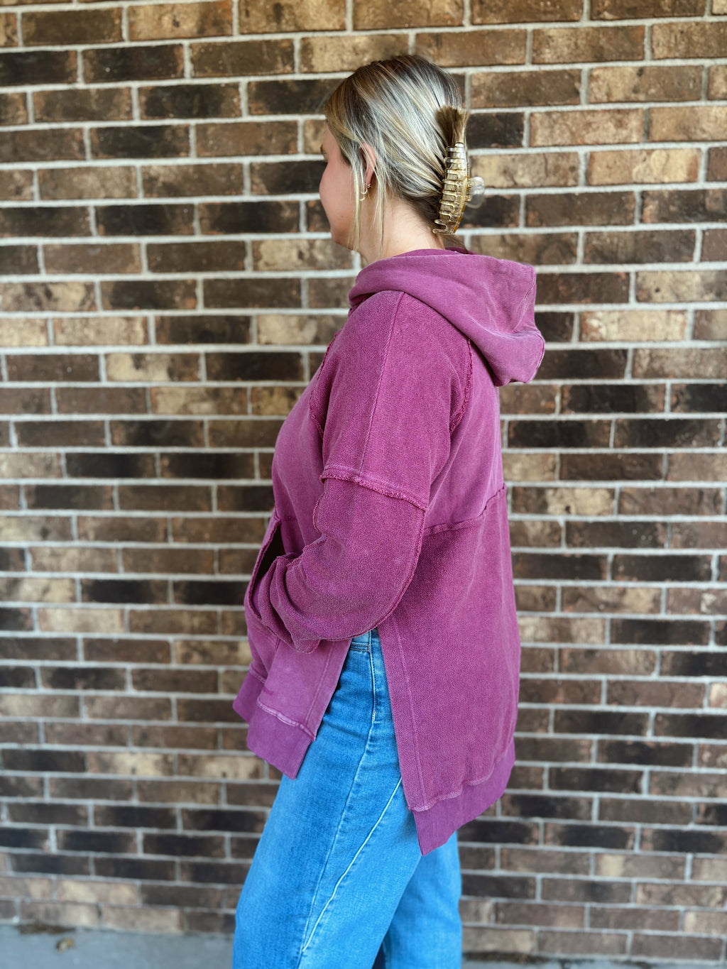 Washed Berry Hoodie