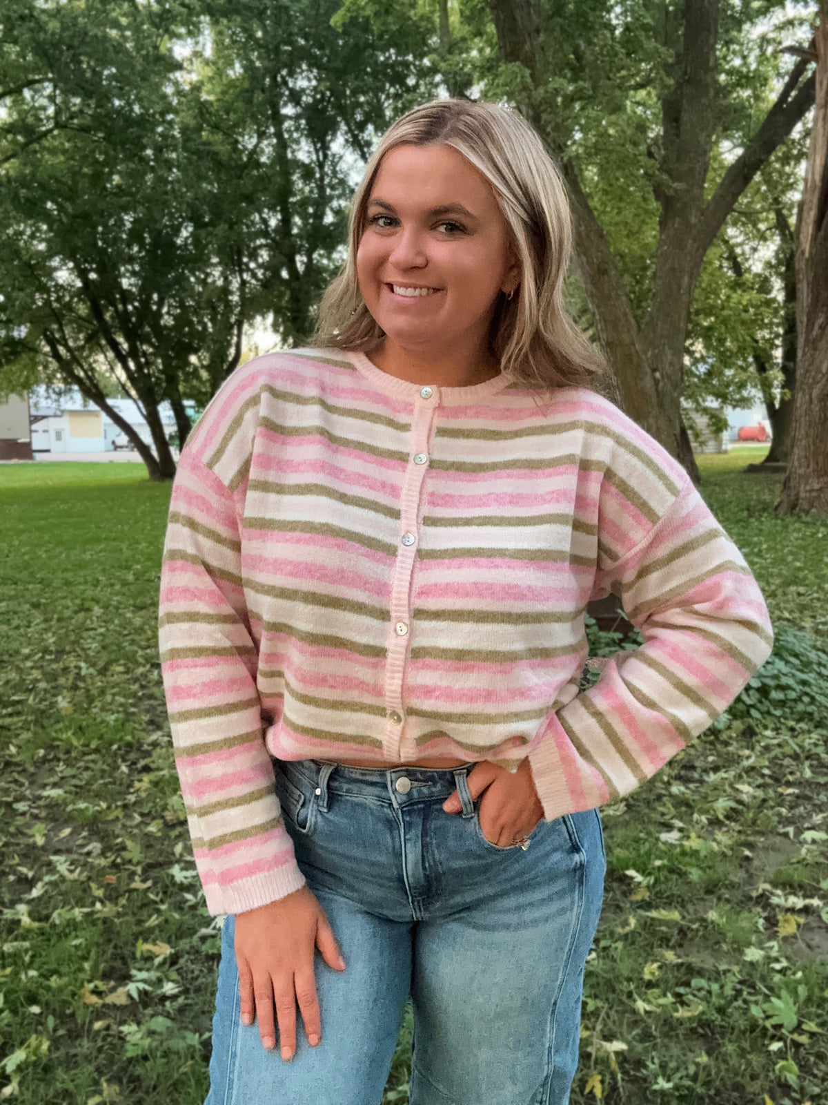 Pink Prairie Cardigan