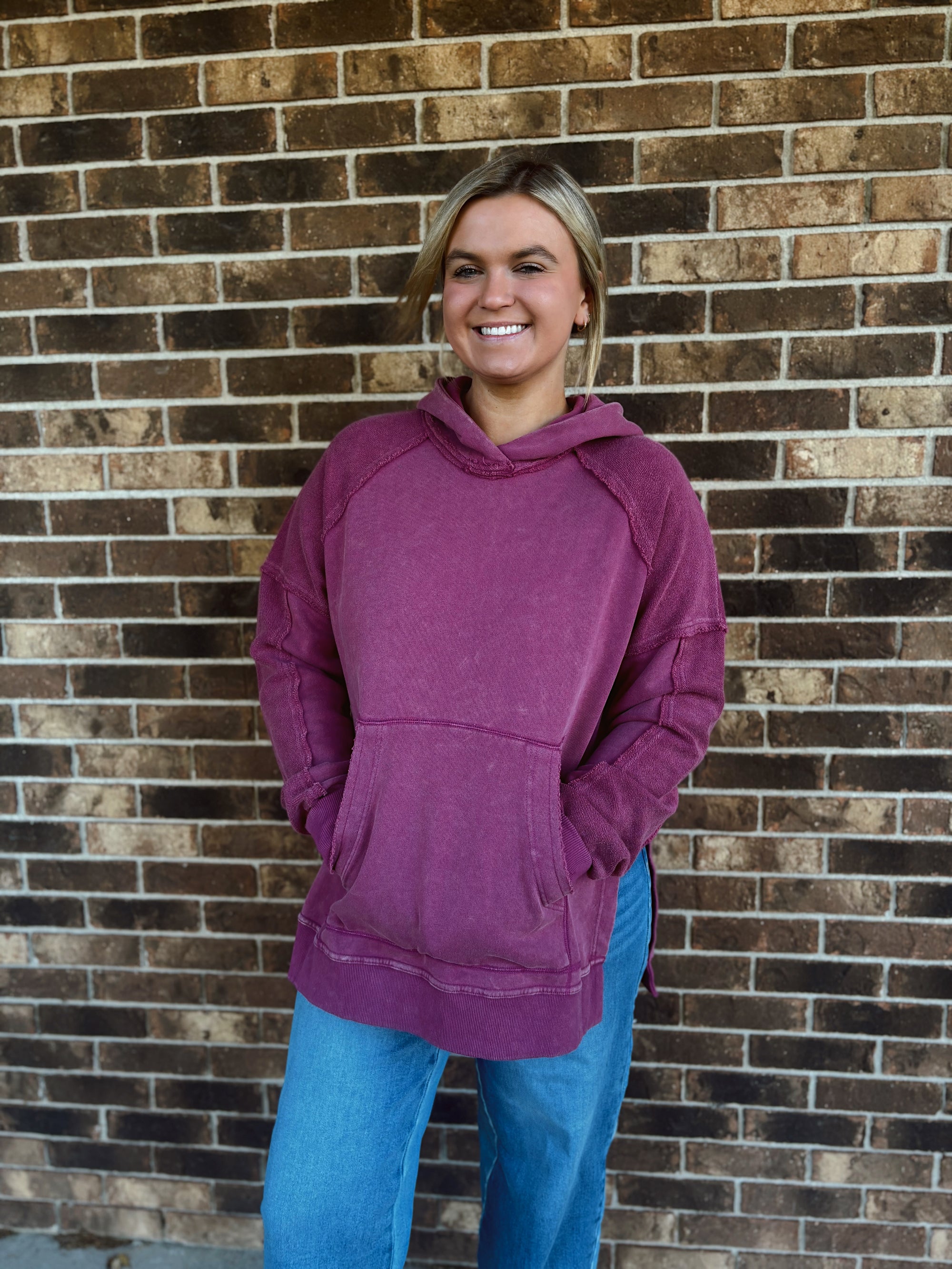 Washed Berry Hoodie