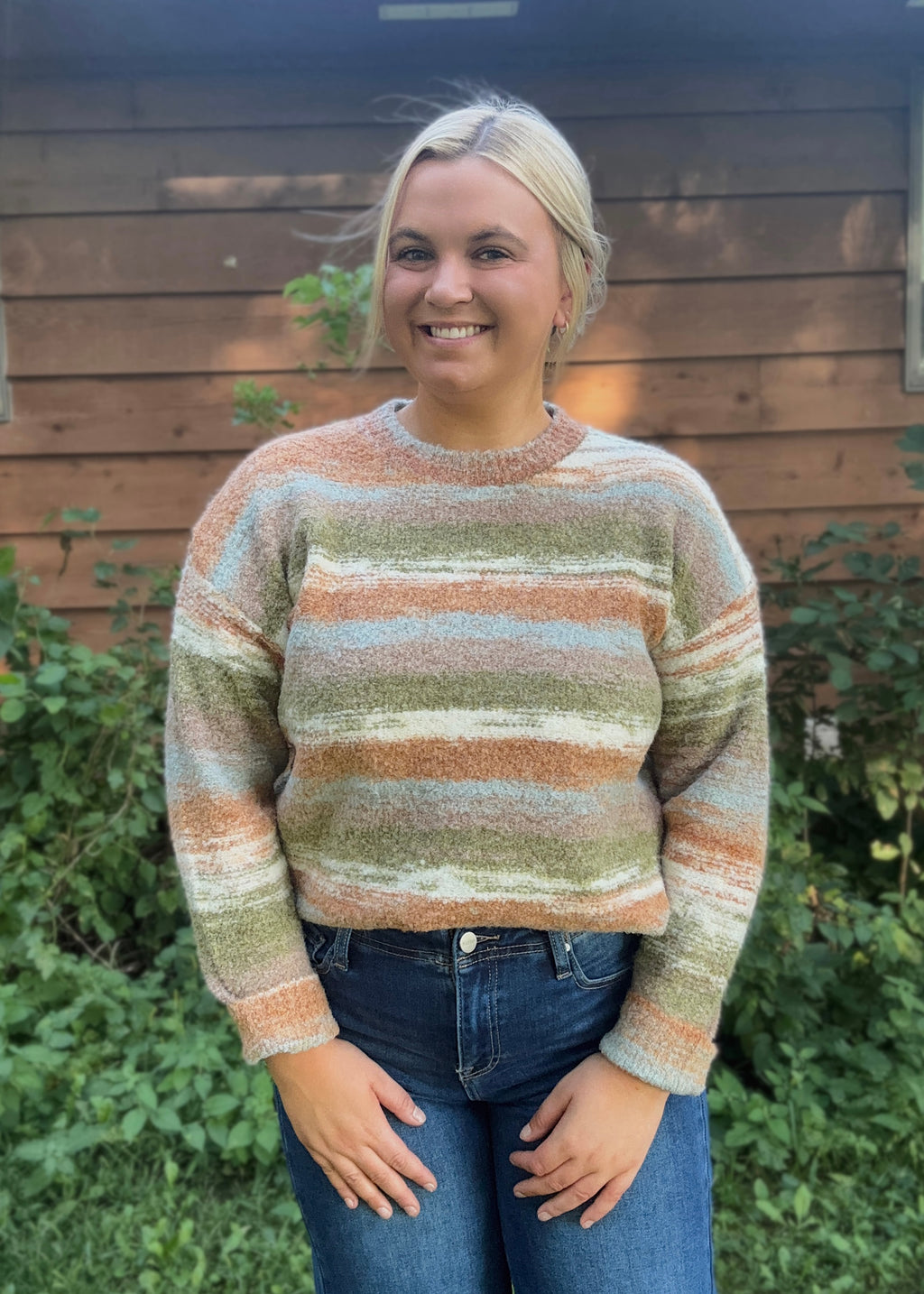 Cider Season Striped Sweater