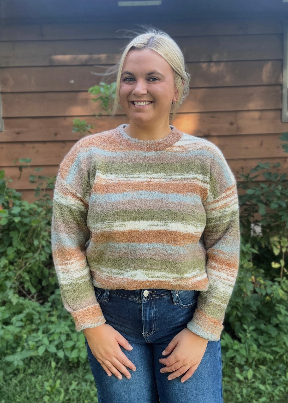 Cider Season Striped Sweater