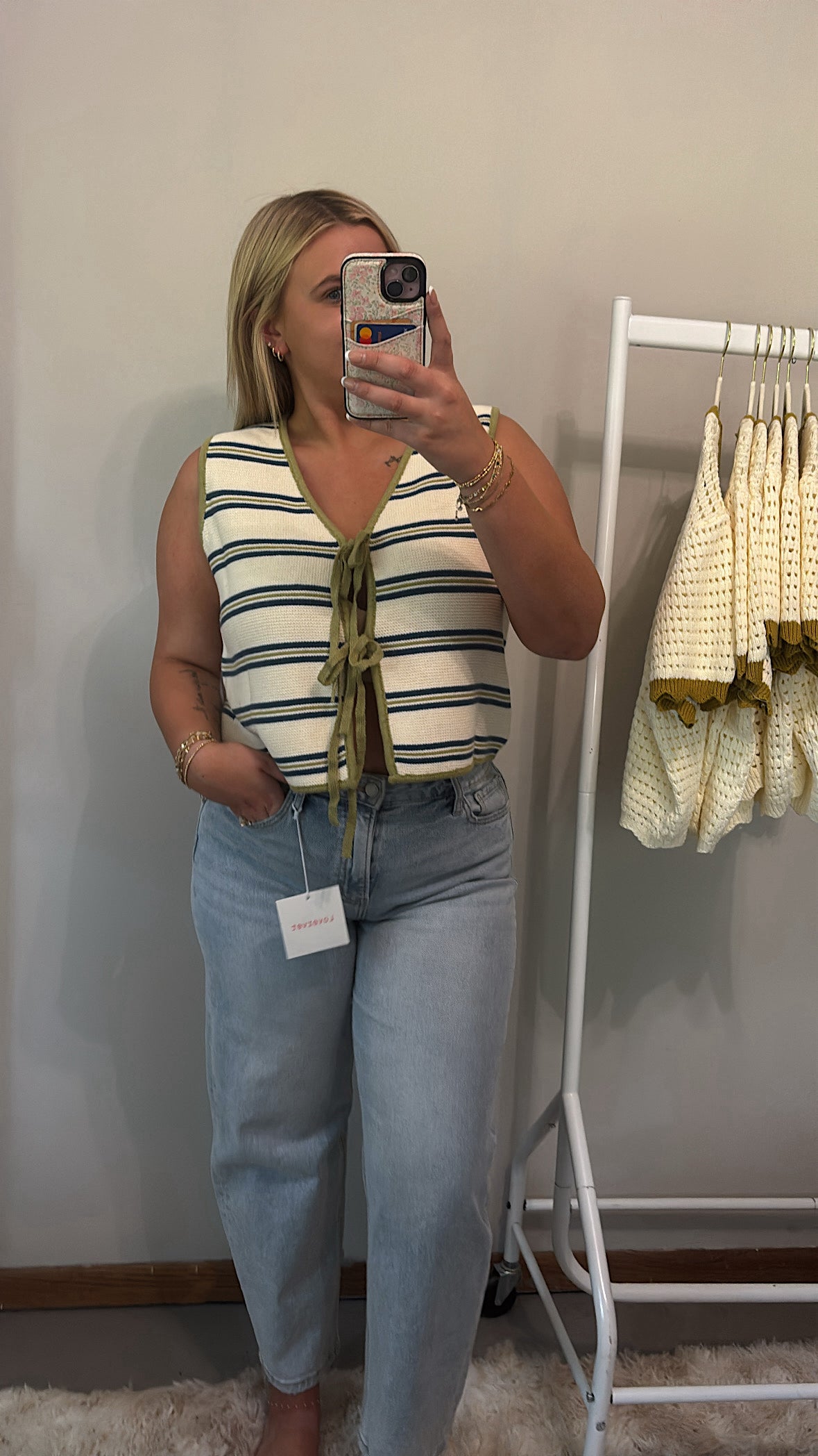 Lime Spritz Knit Tank