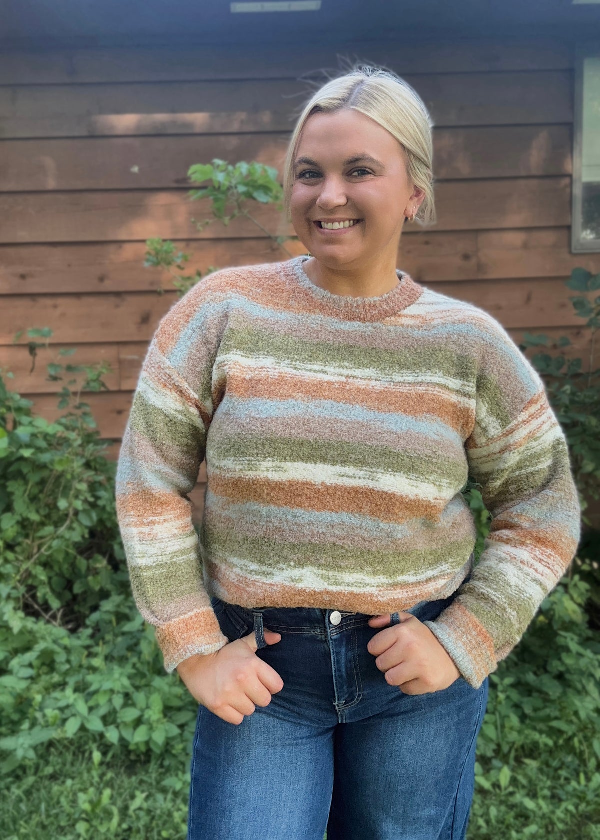 Cider Season Striped Sweater