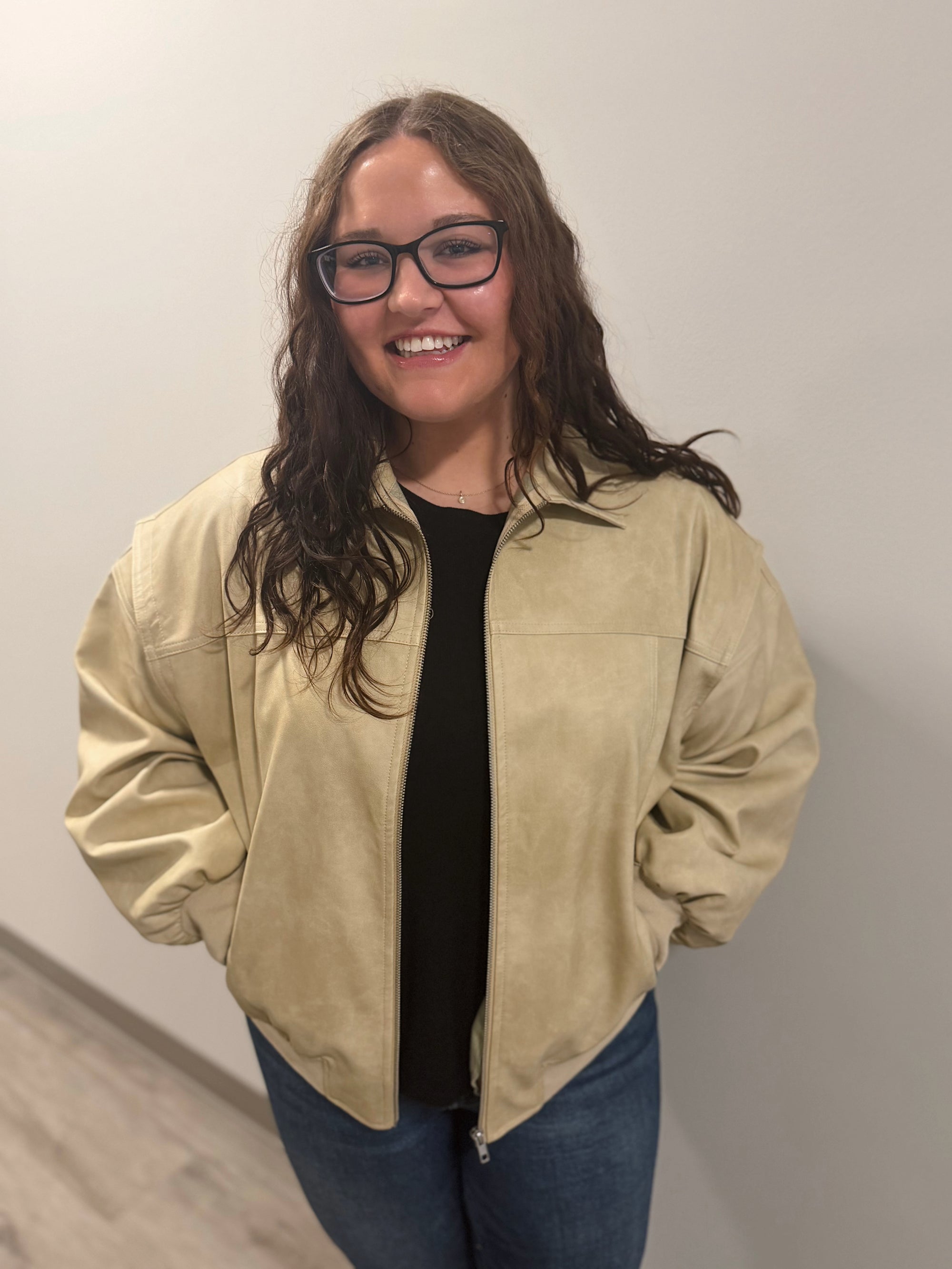 Neutral Ground Leather Bomber