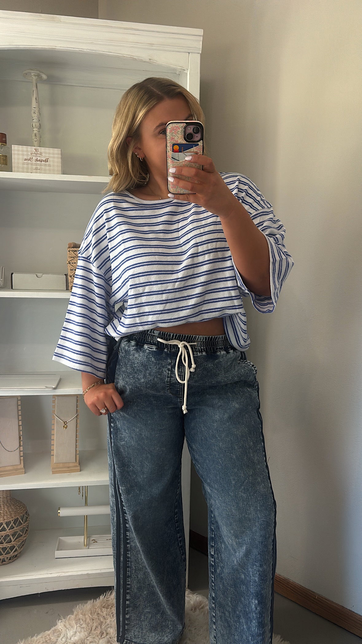Blue Skies and Stripes Tee