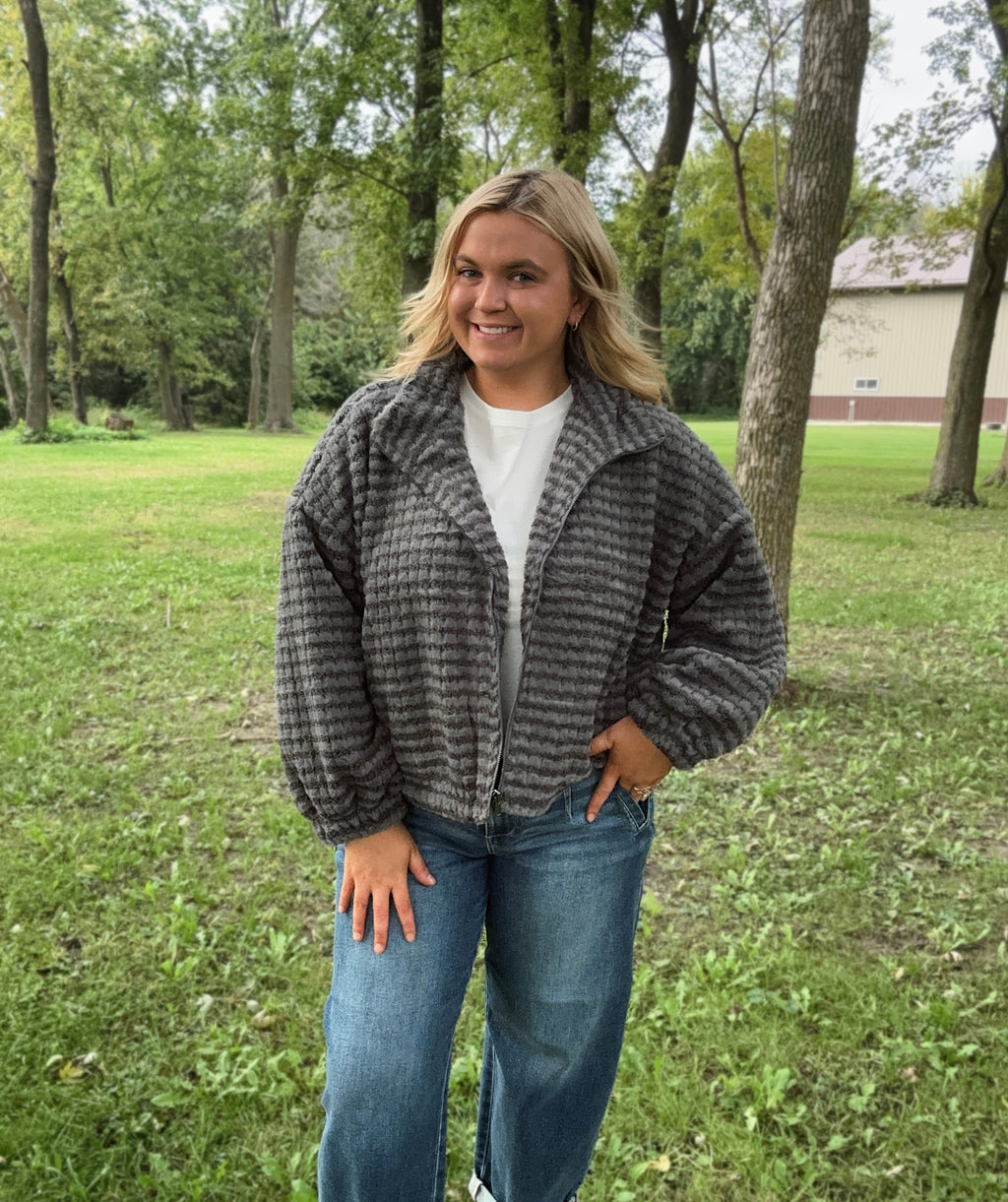 Rowan Puffy Jacket- Charcoal