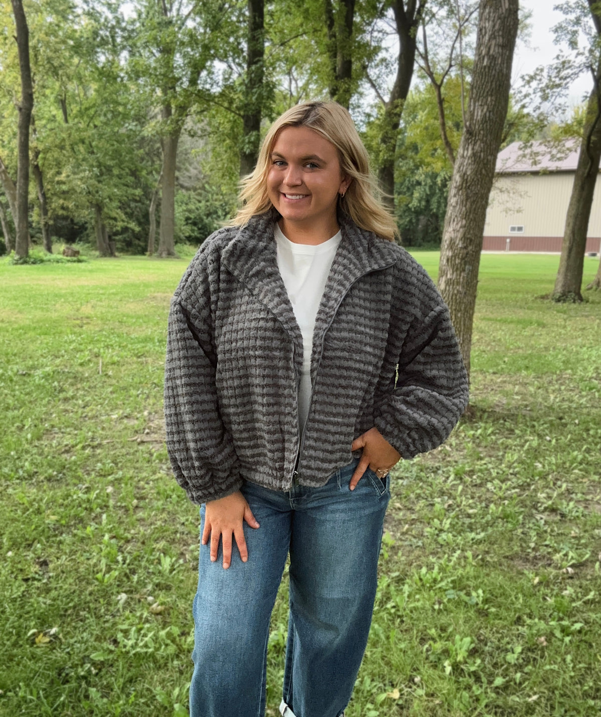 Rowan Puffy Jacket- Charcoal