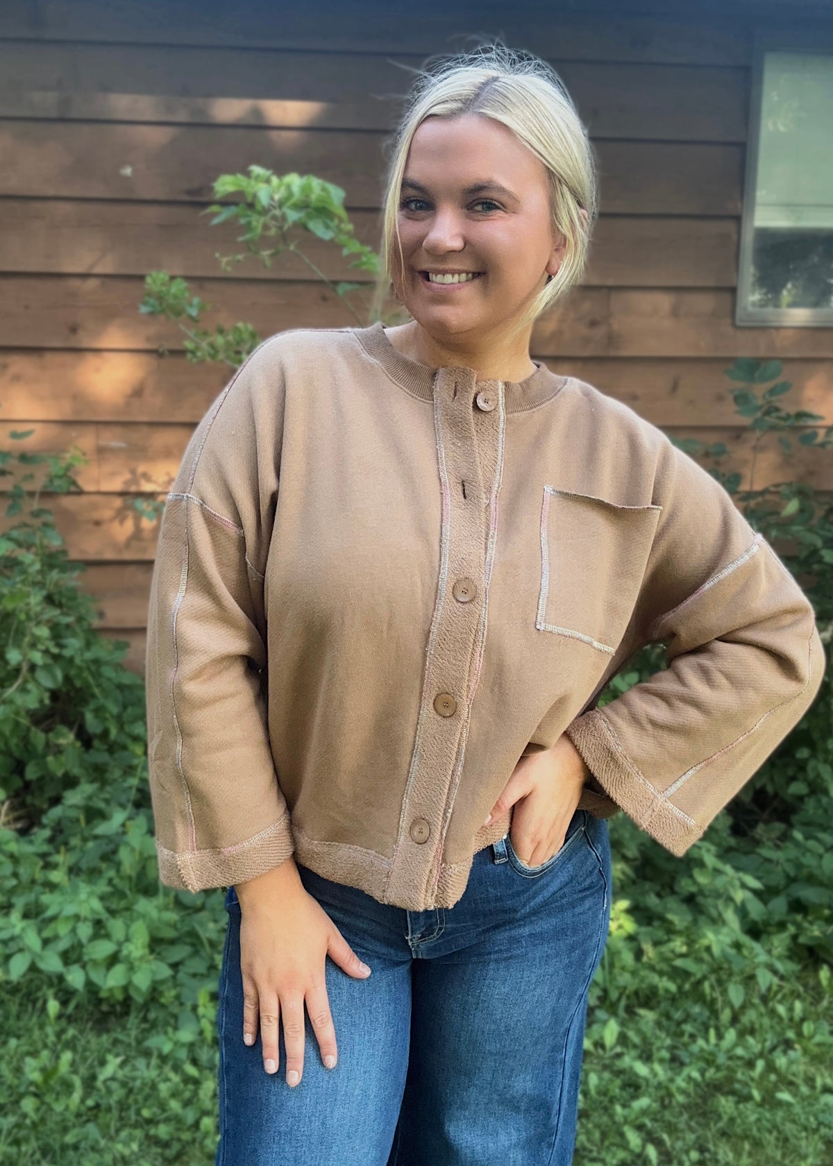 Toffee Stitch Cardigan