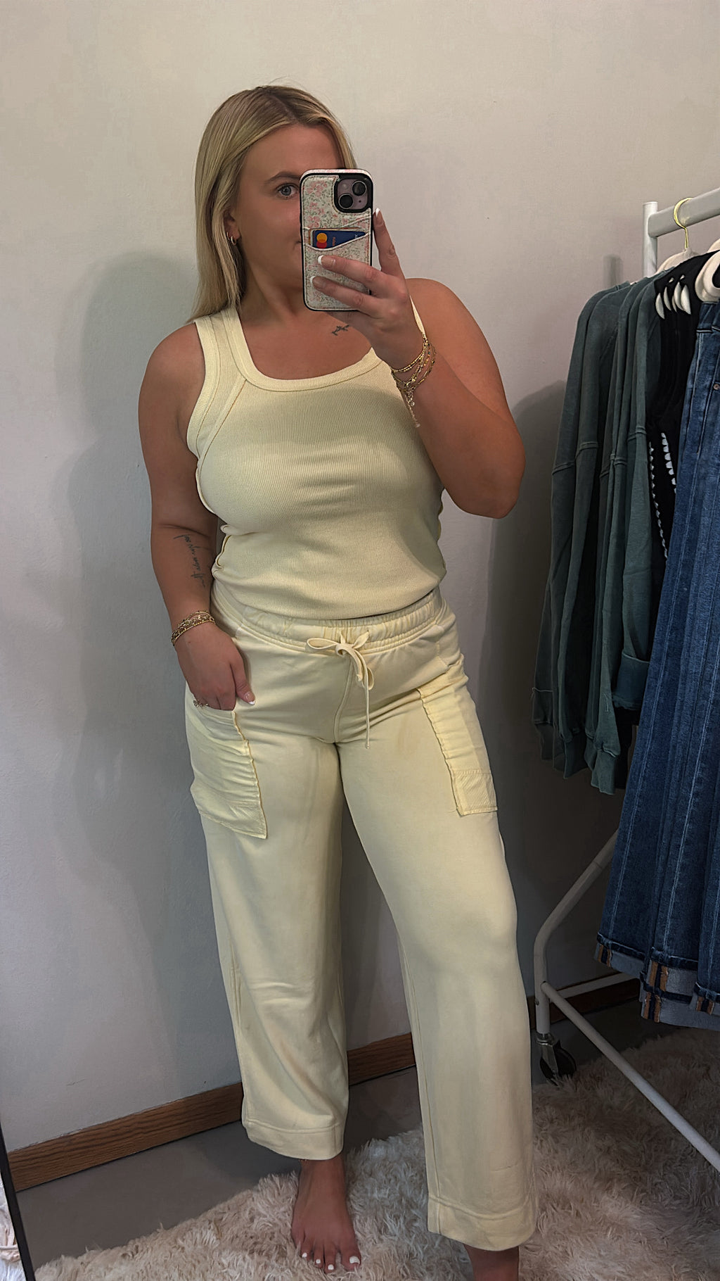 Lemonilla French Terry Cargo Pant