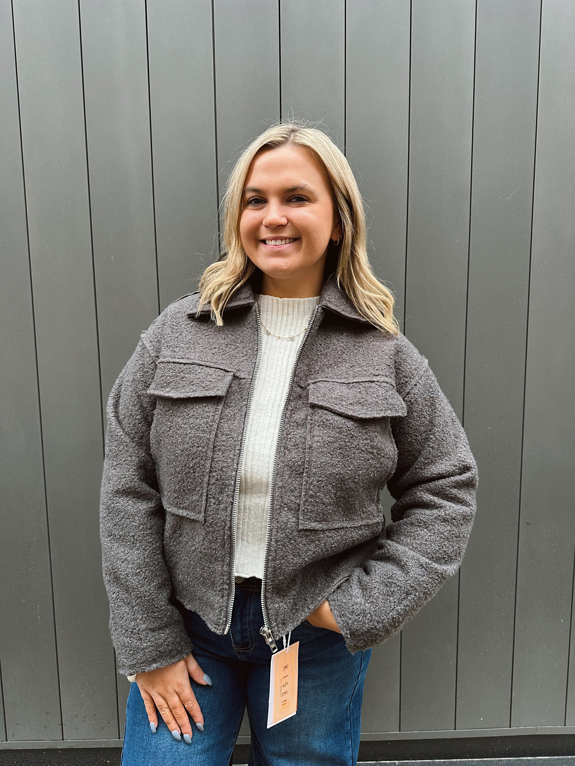 Cozy Driftwood Bomber