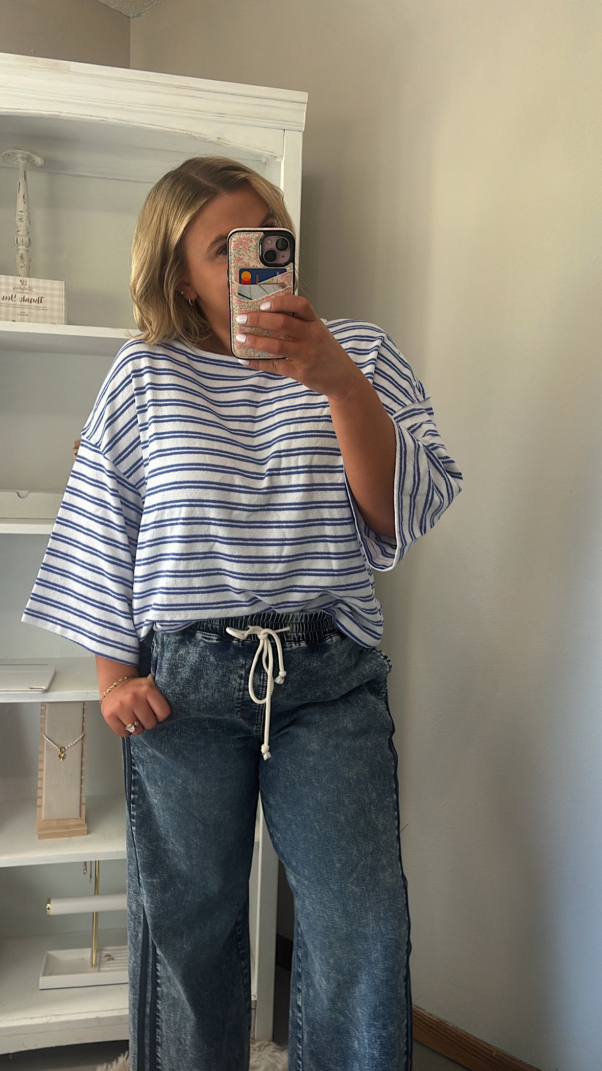 Blue Skies and Stripes Tee