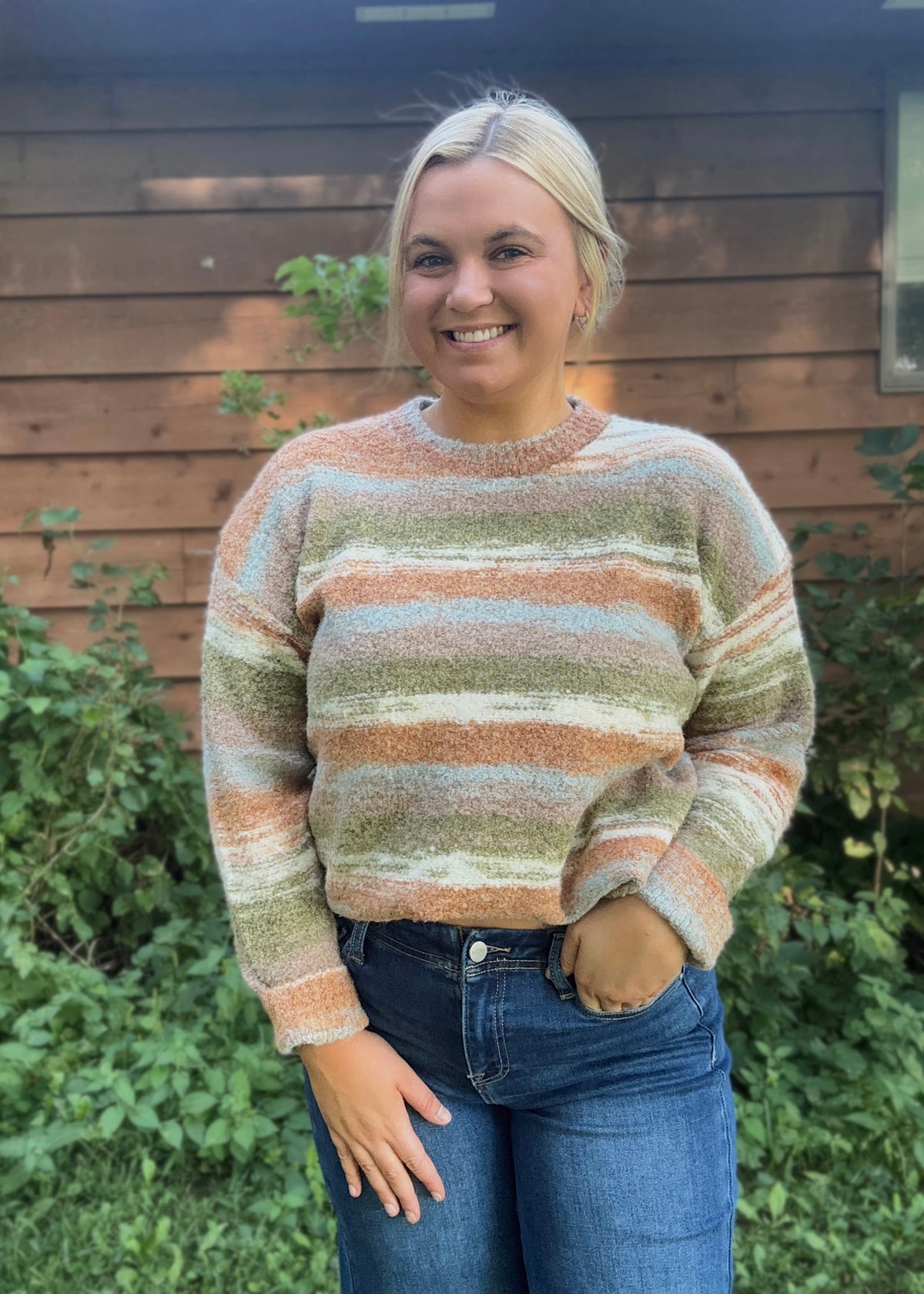 Cider Season Striped Sweater