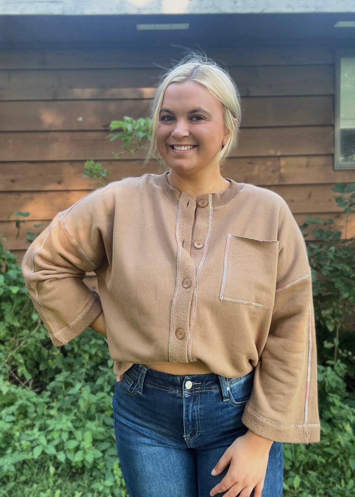 Toffee Stitch Cardigan