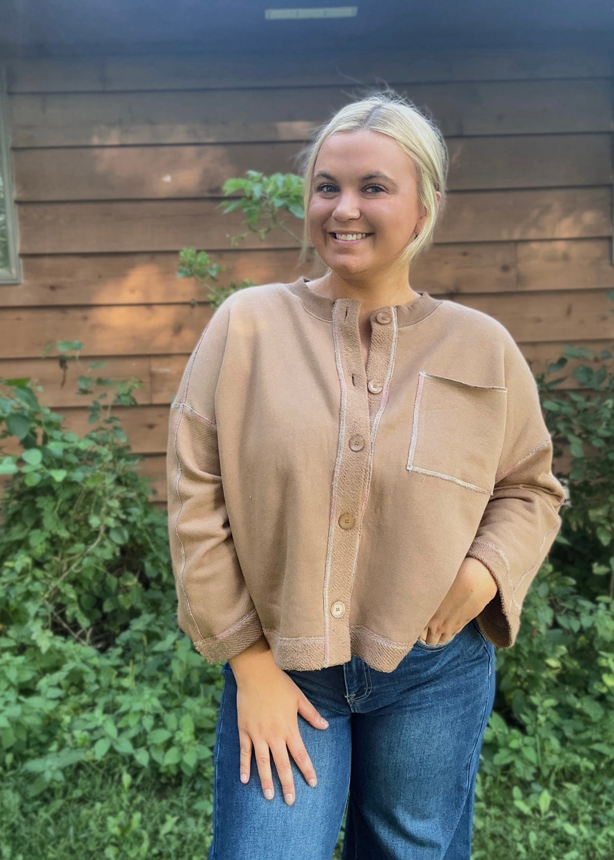 Toffee Stitch Cardigan
