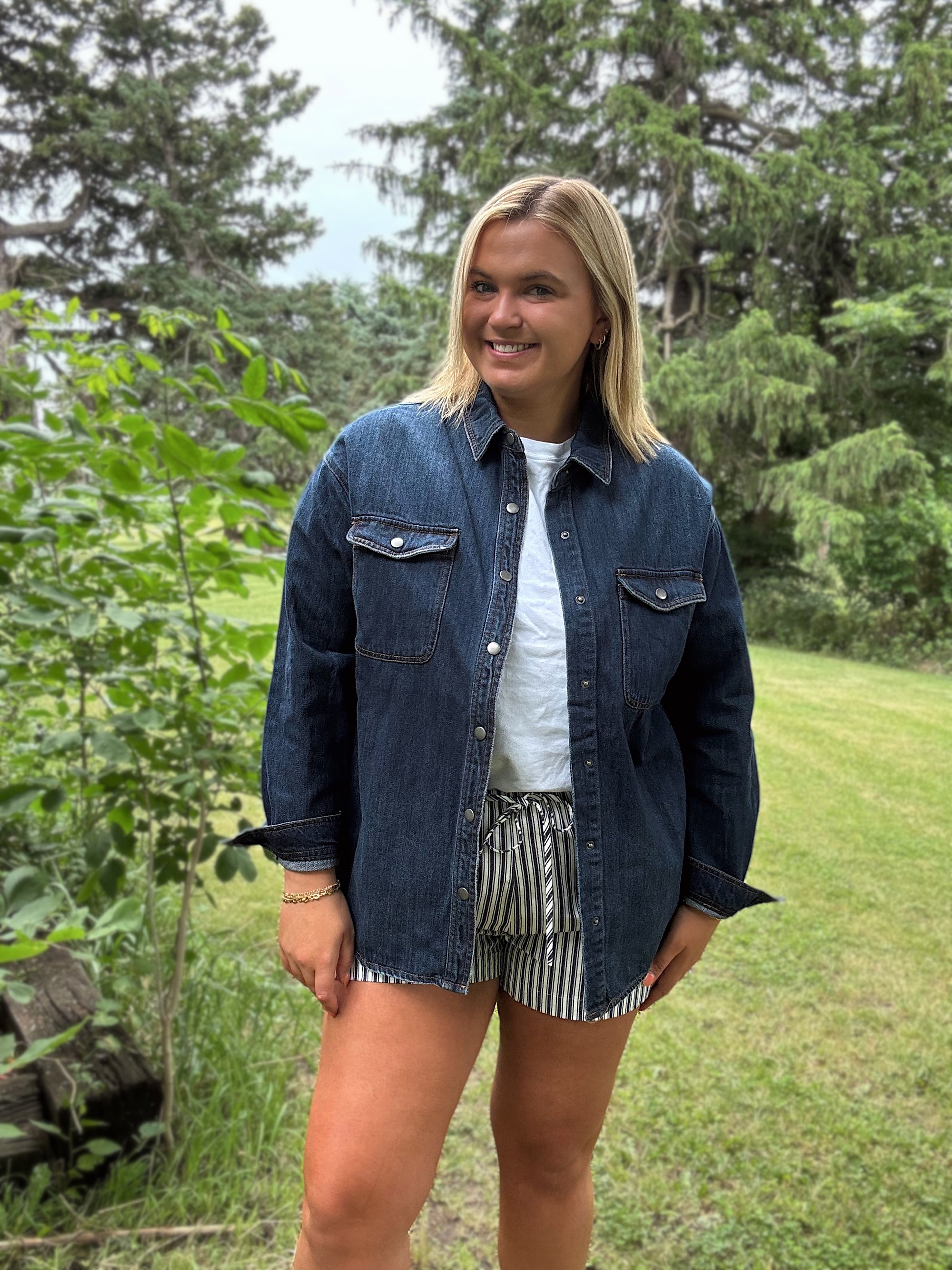 Indigo Oversized Denim Jacket