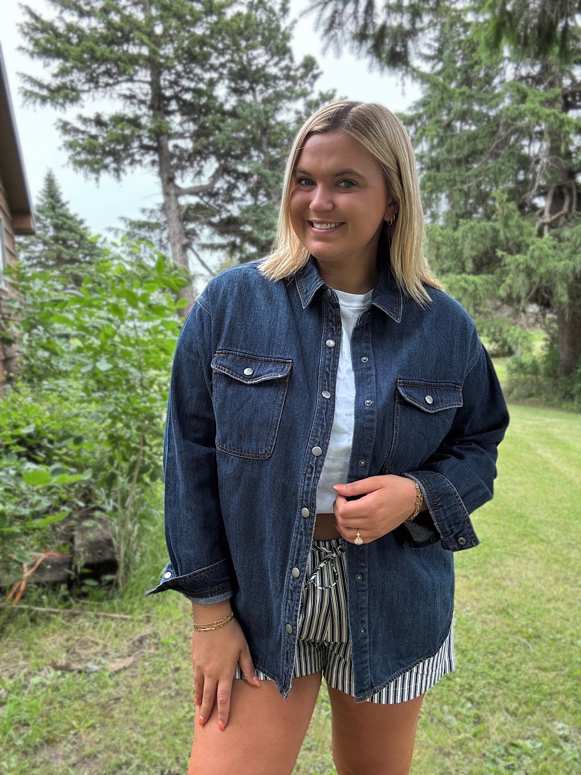 Indigo Oversized Denim Jacket