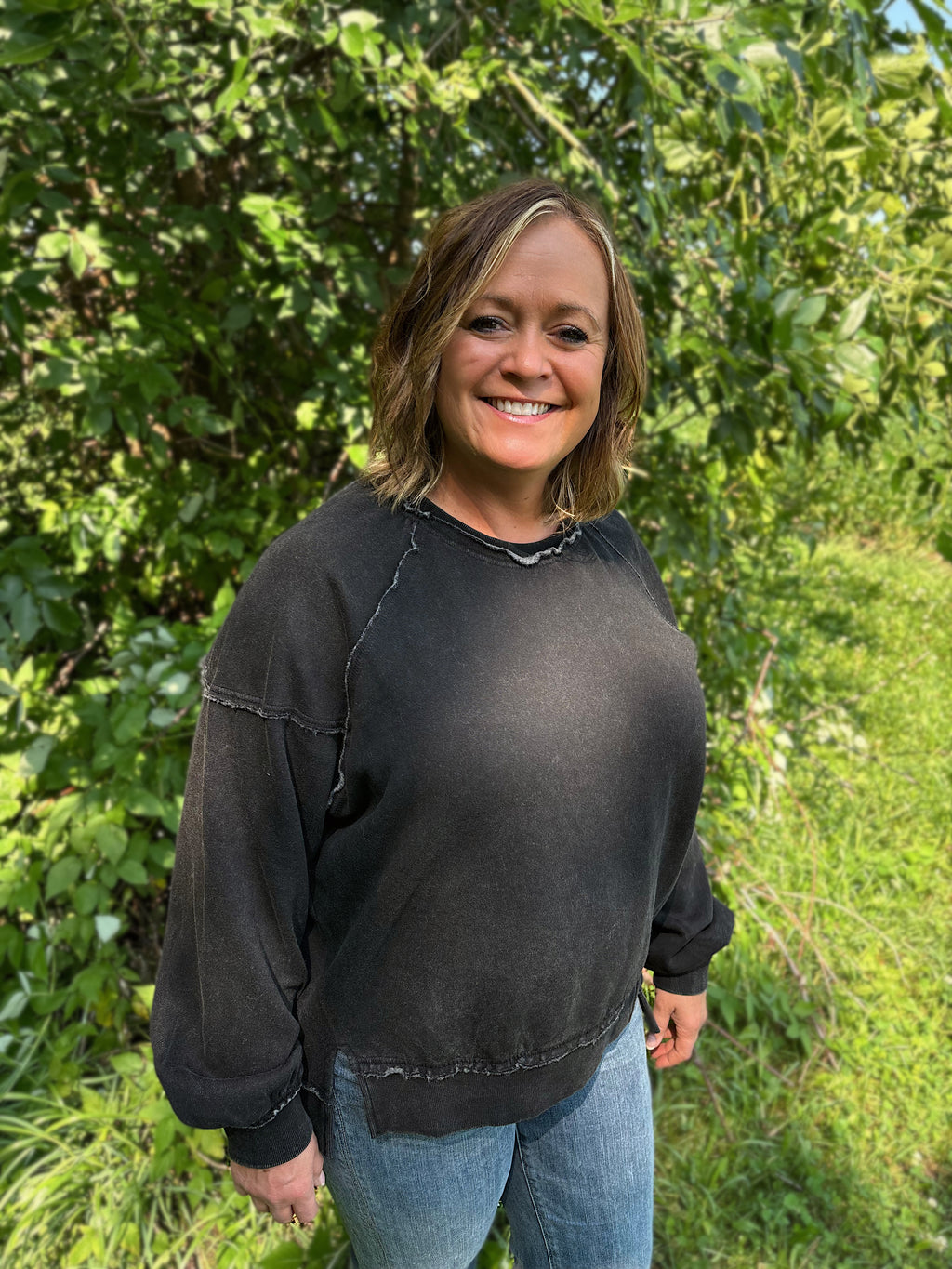 Sunday Slowdown Sweatshirt - Black
