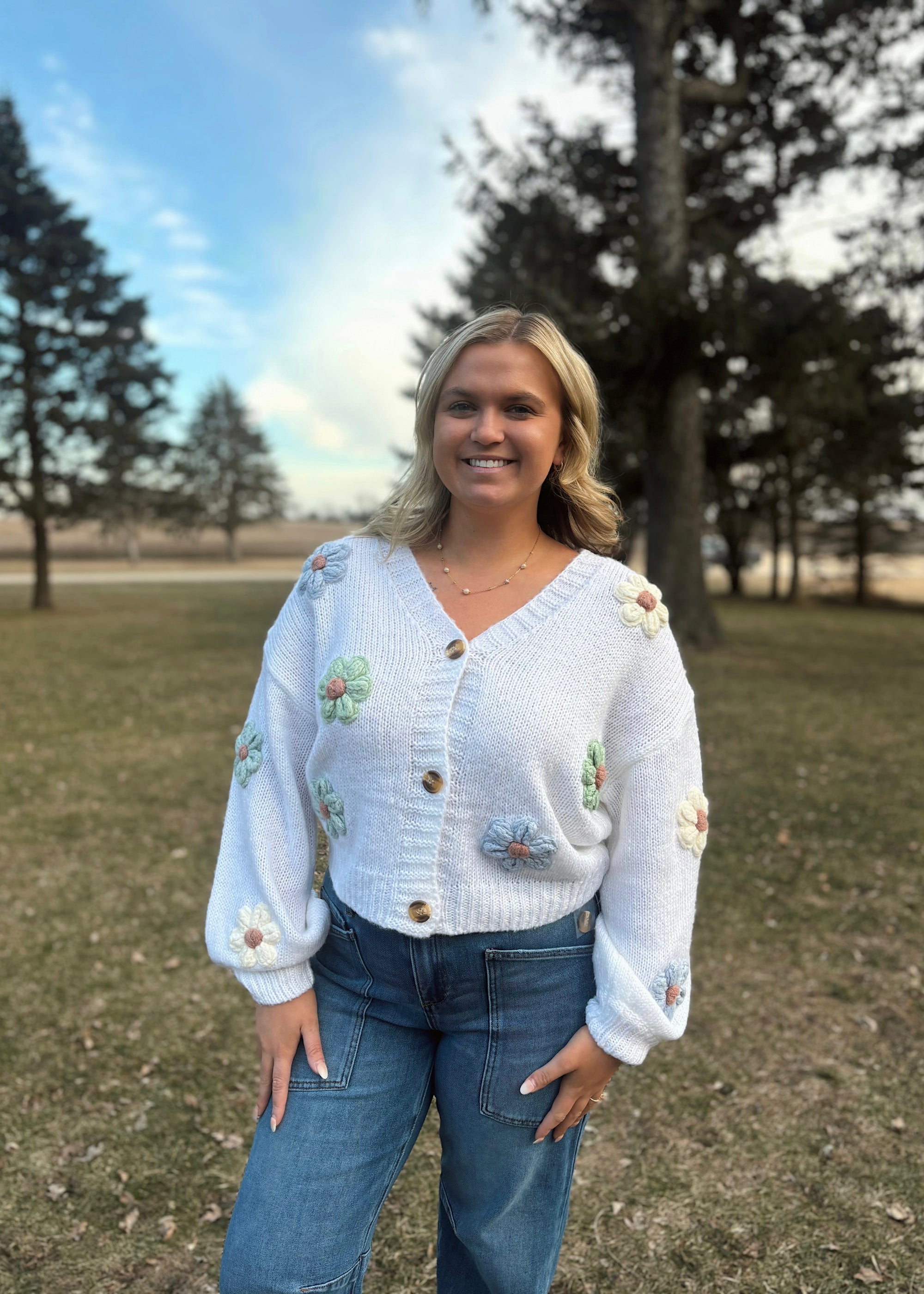 Pastel Petals Cardigan