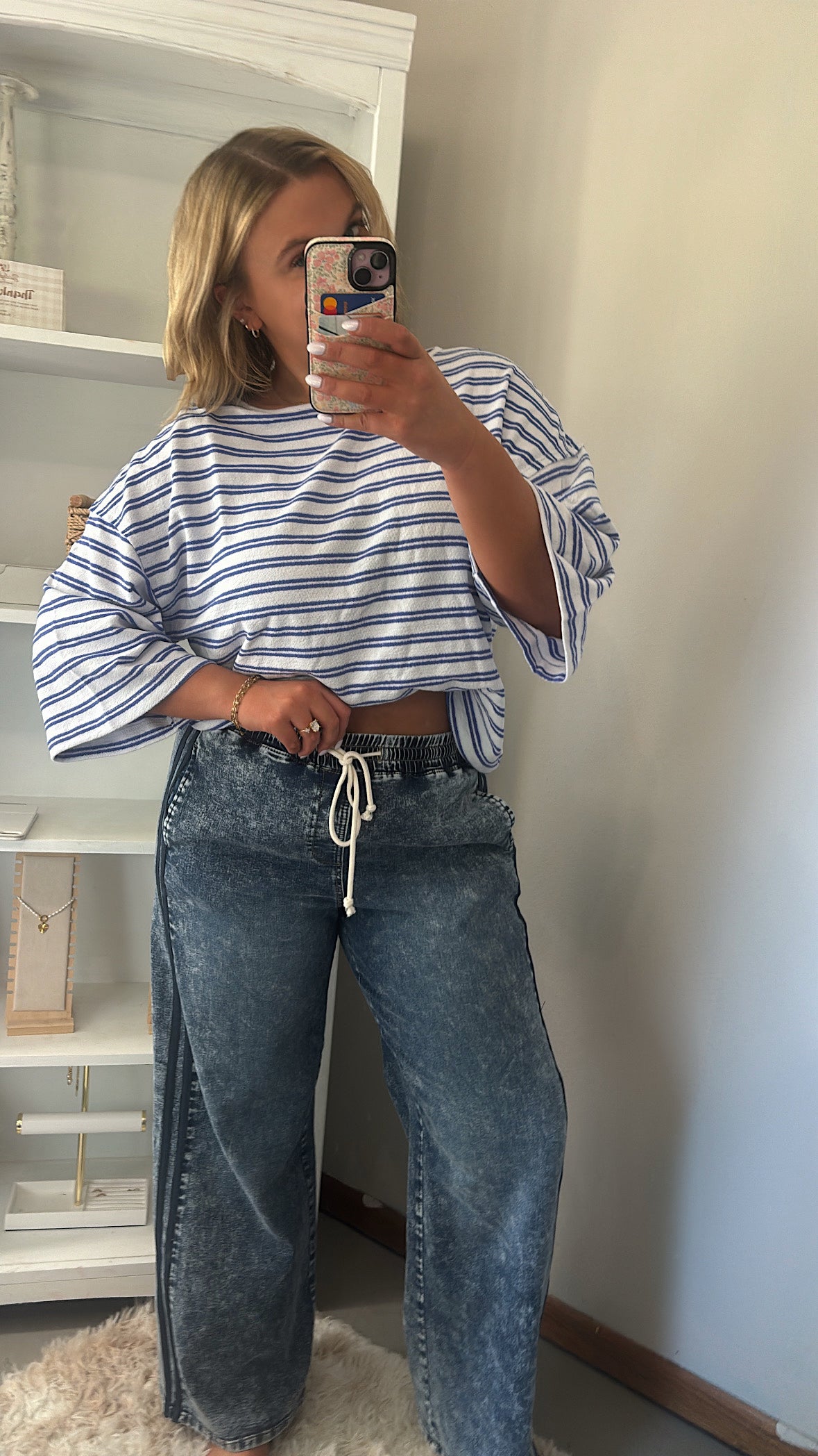 Blue Skies and Stripes Tee