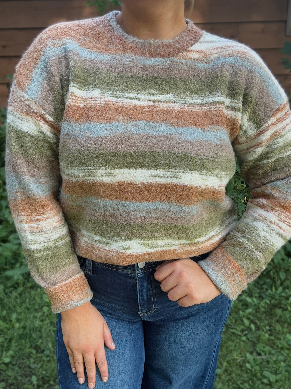 Cider Season Striped Sweater