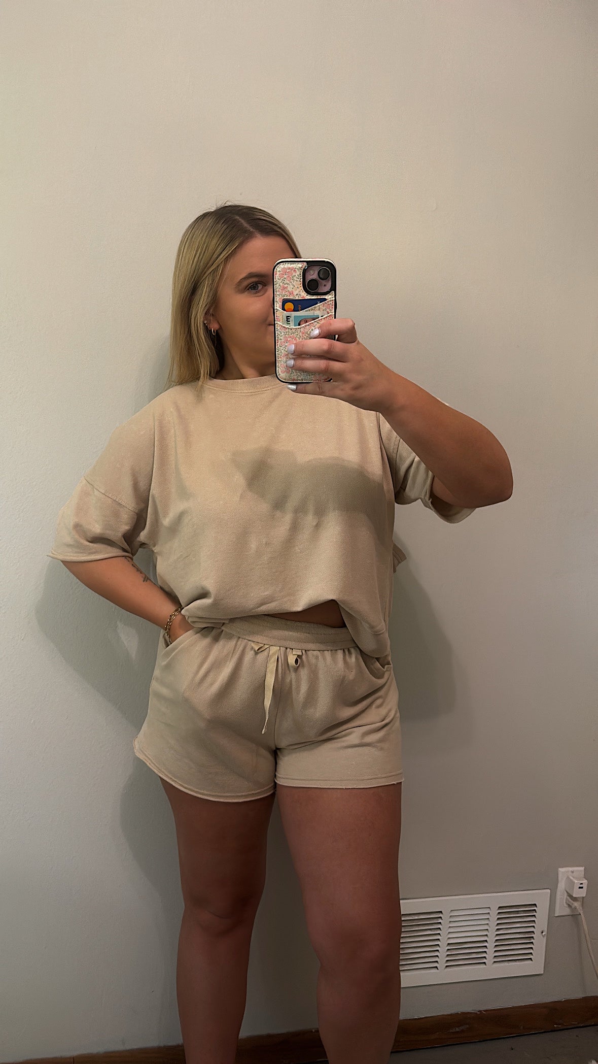 Oat Latte Lounge Short Set