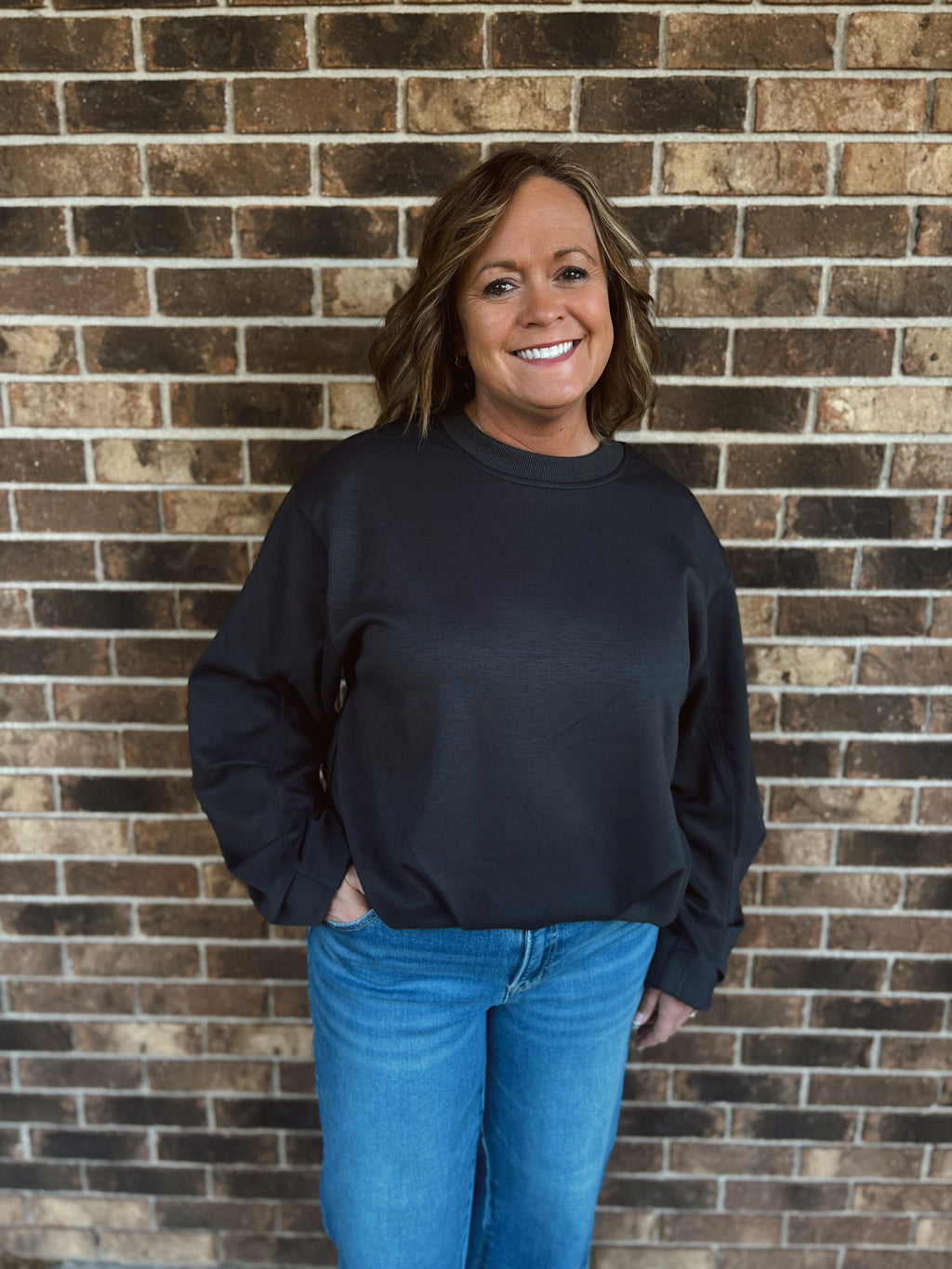 Softstream Baloon Sleeve Pullover - Ash