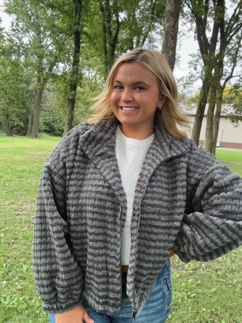 Rowan Puffy Jacket- Charcoal
