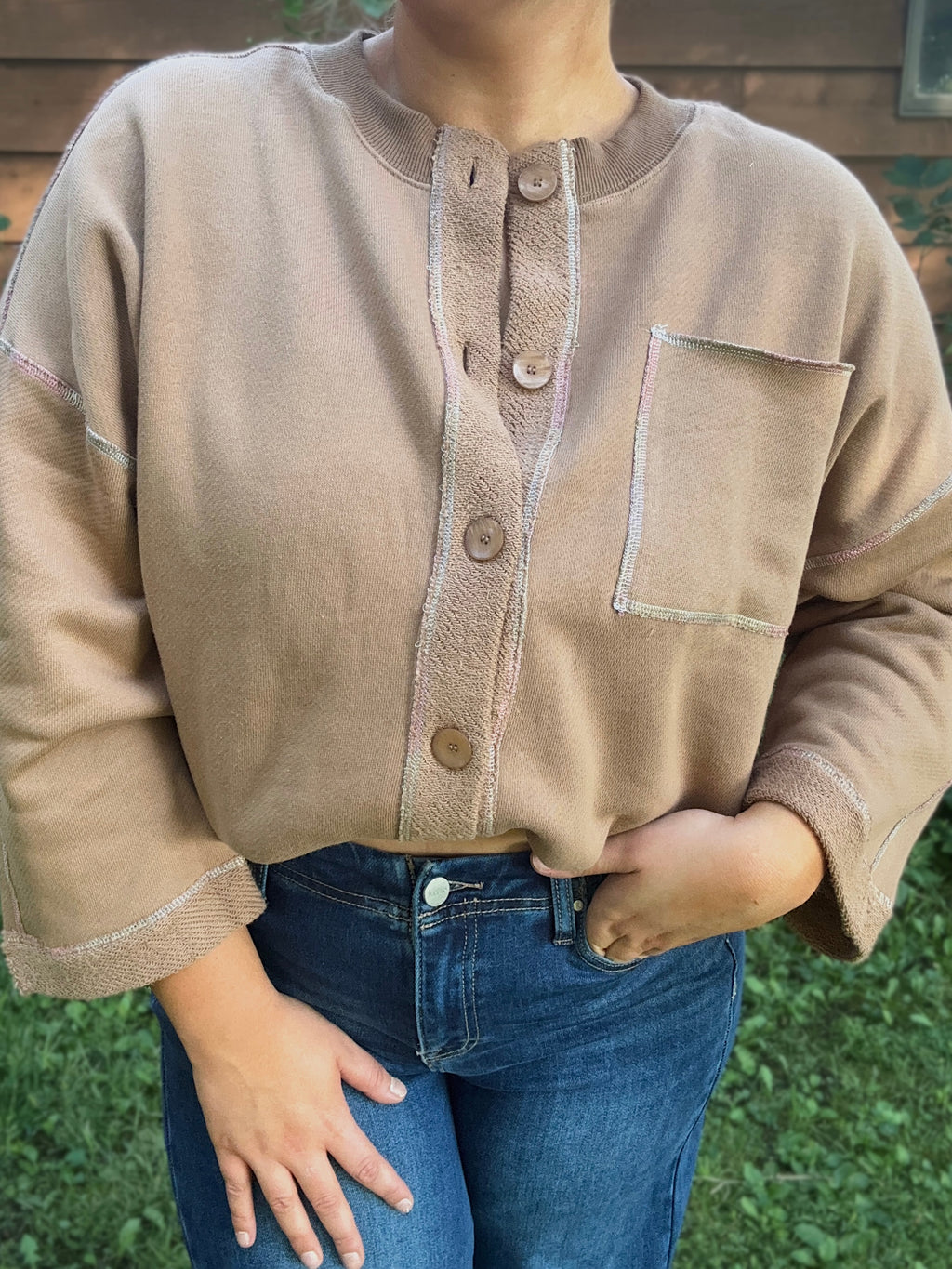 Toffee Stitch Cardigan