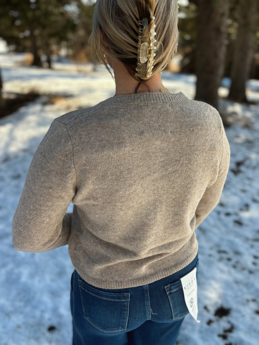 Brown Sugar Button Cardigan