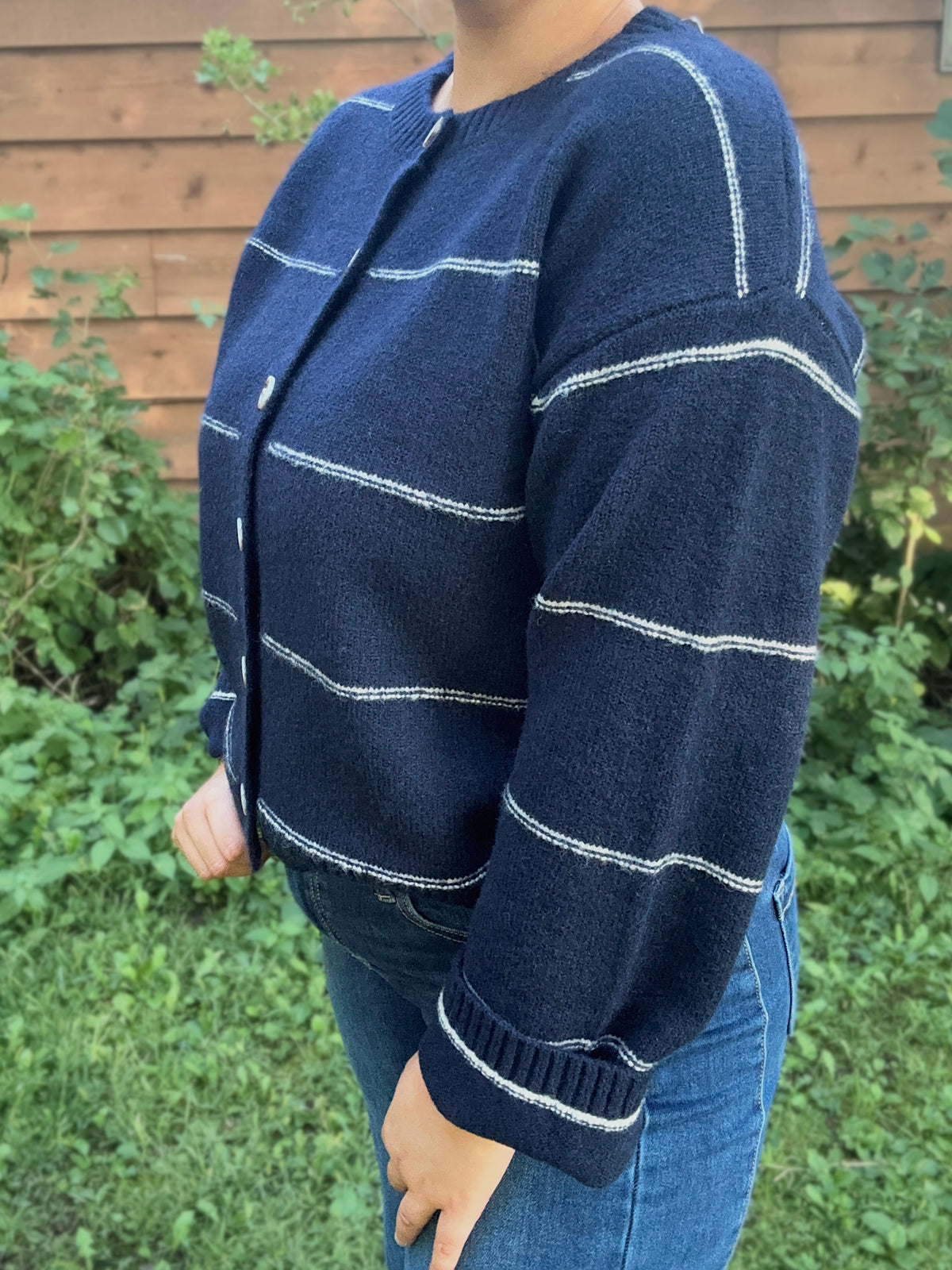 Navy Social Cardigan