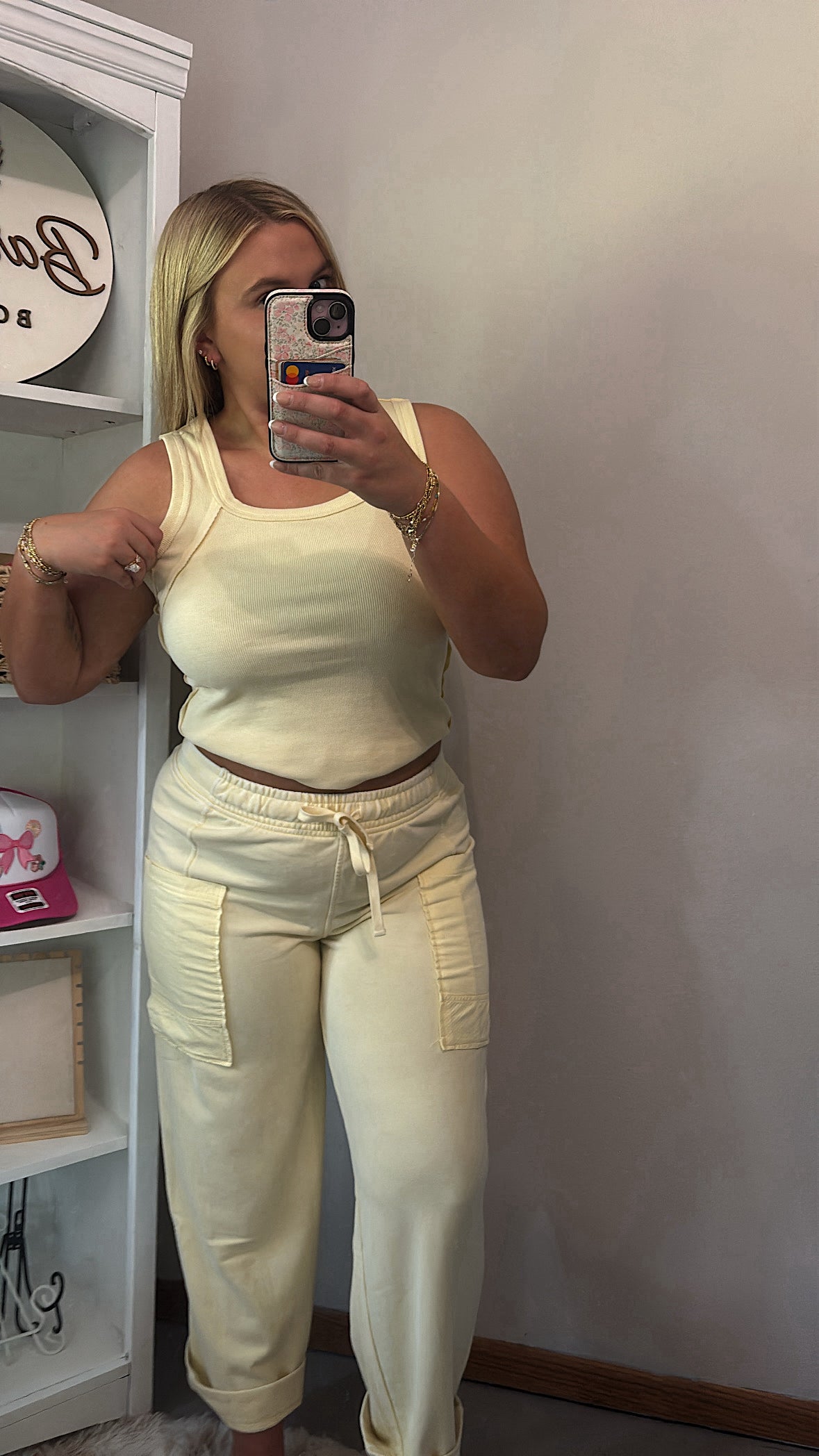 Lemonilla French Terry Cargo Pant