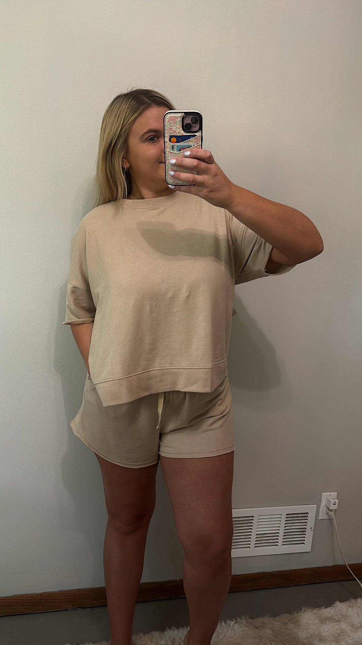 Oat Latte Lounge Short Set