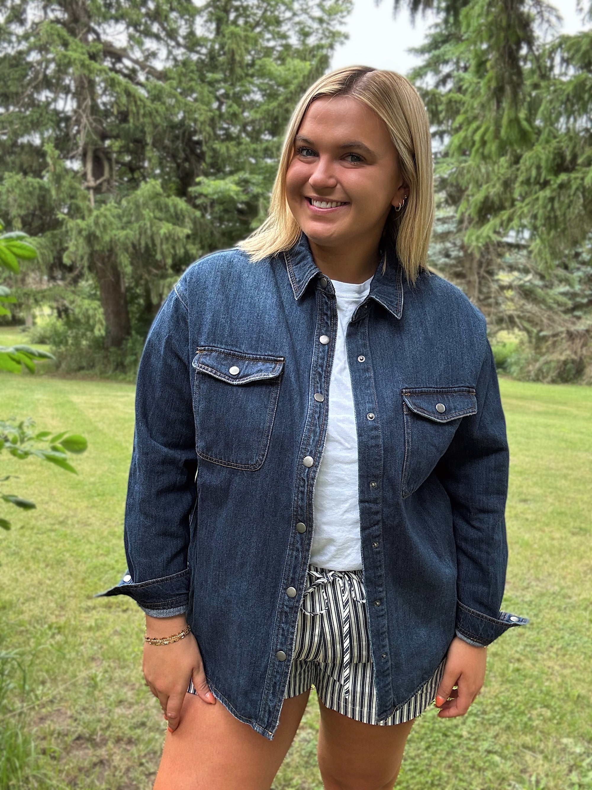 Indigo Oversized Denim Jacket