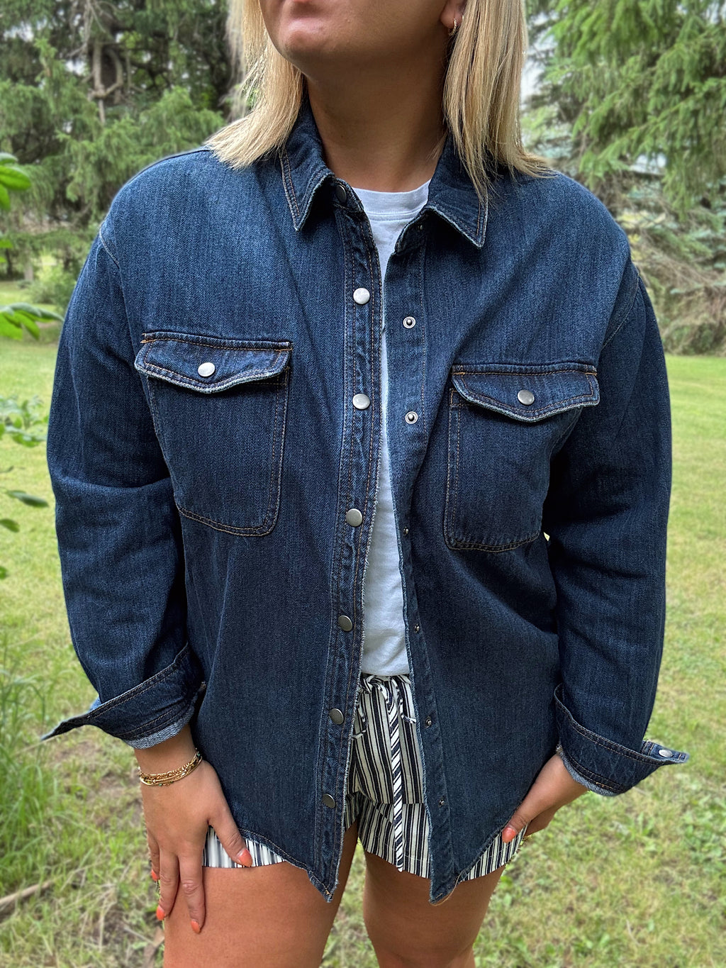 Indigo Oversized Denim Jacket