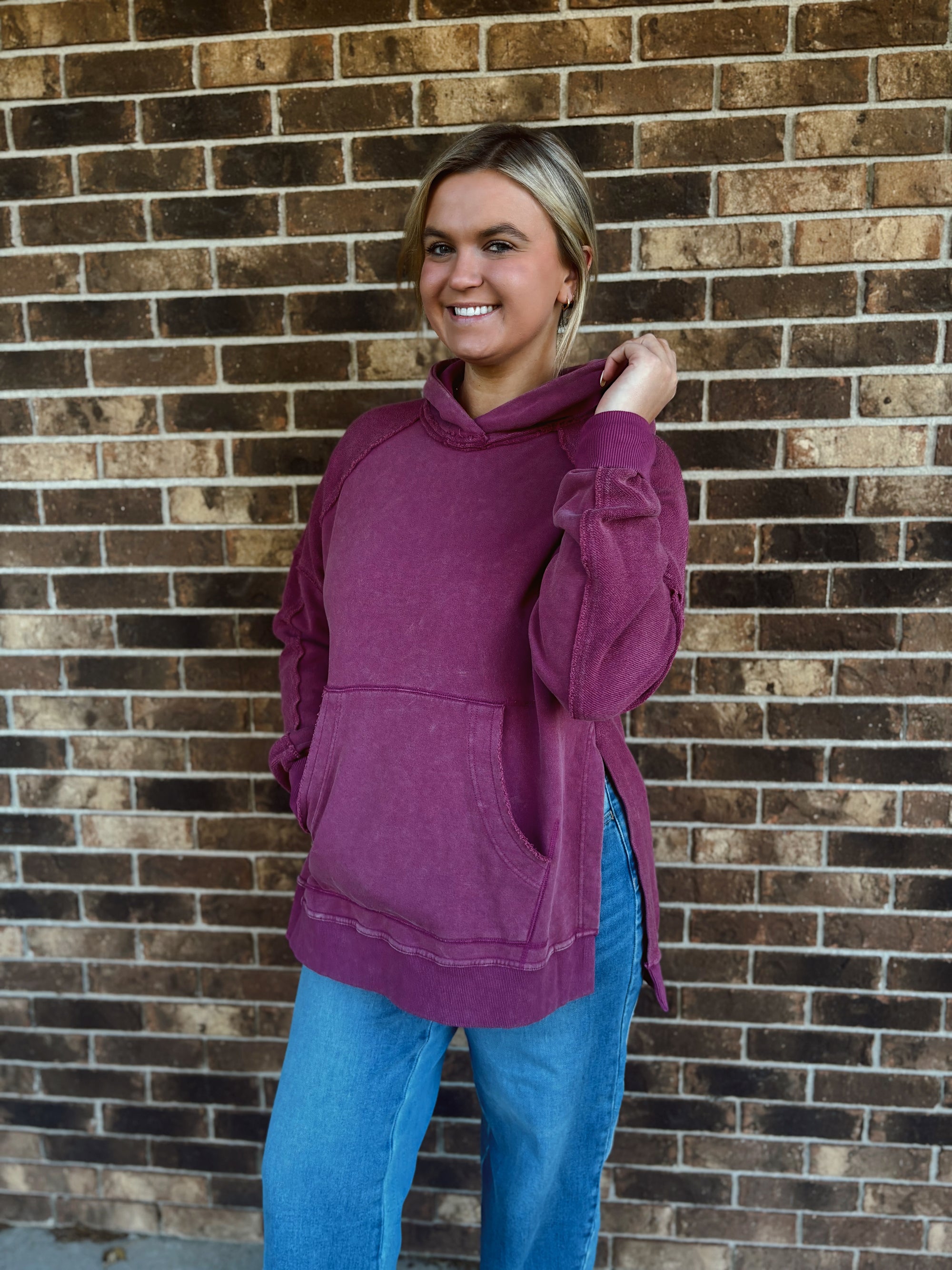 Washed Berry Hoodie