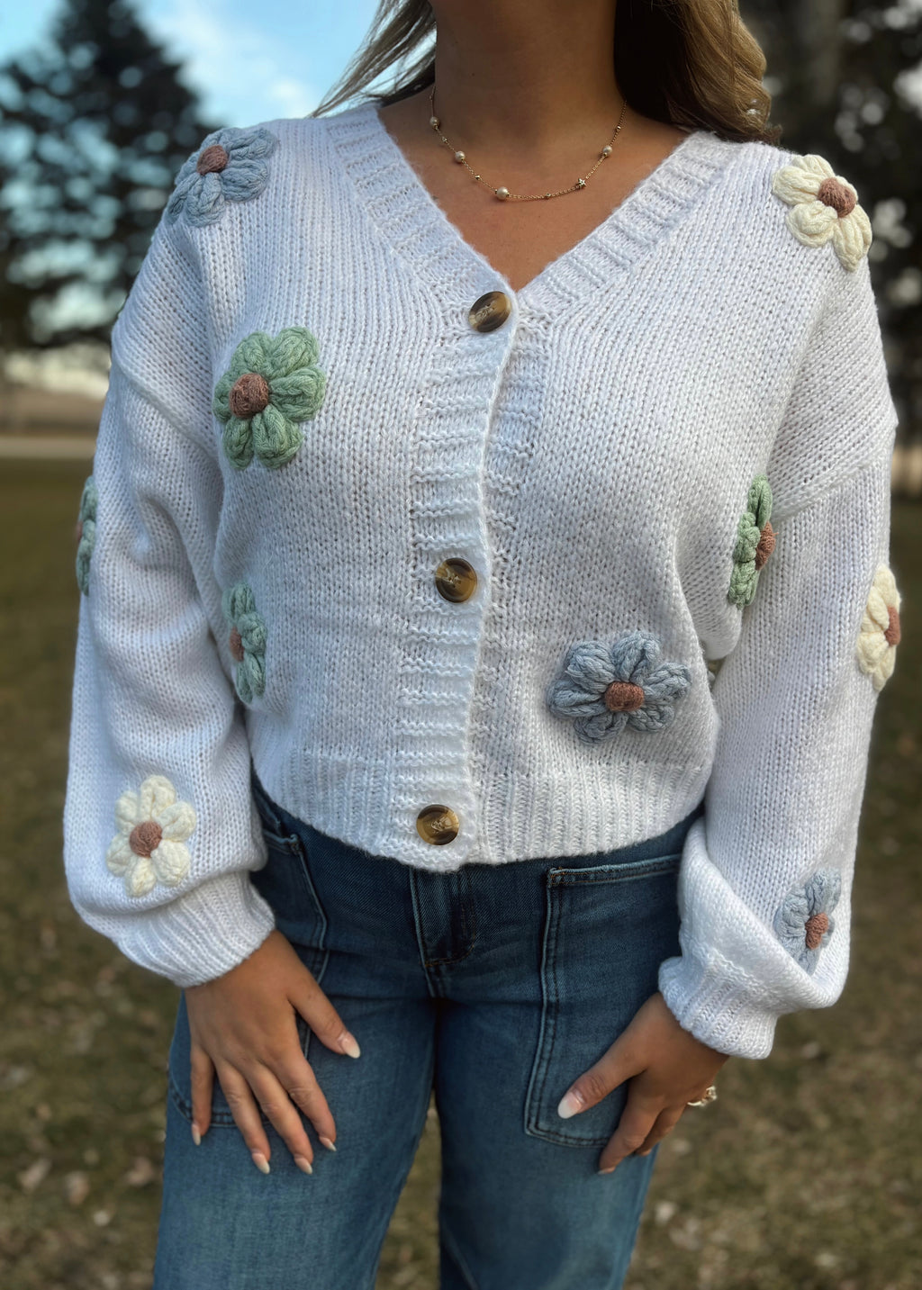 Pastel Petals Cardigan