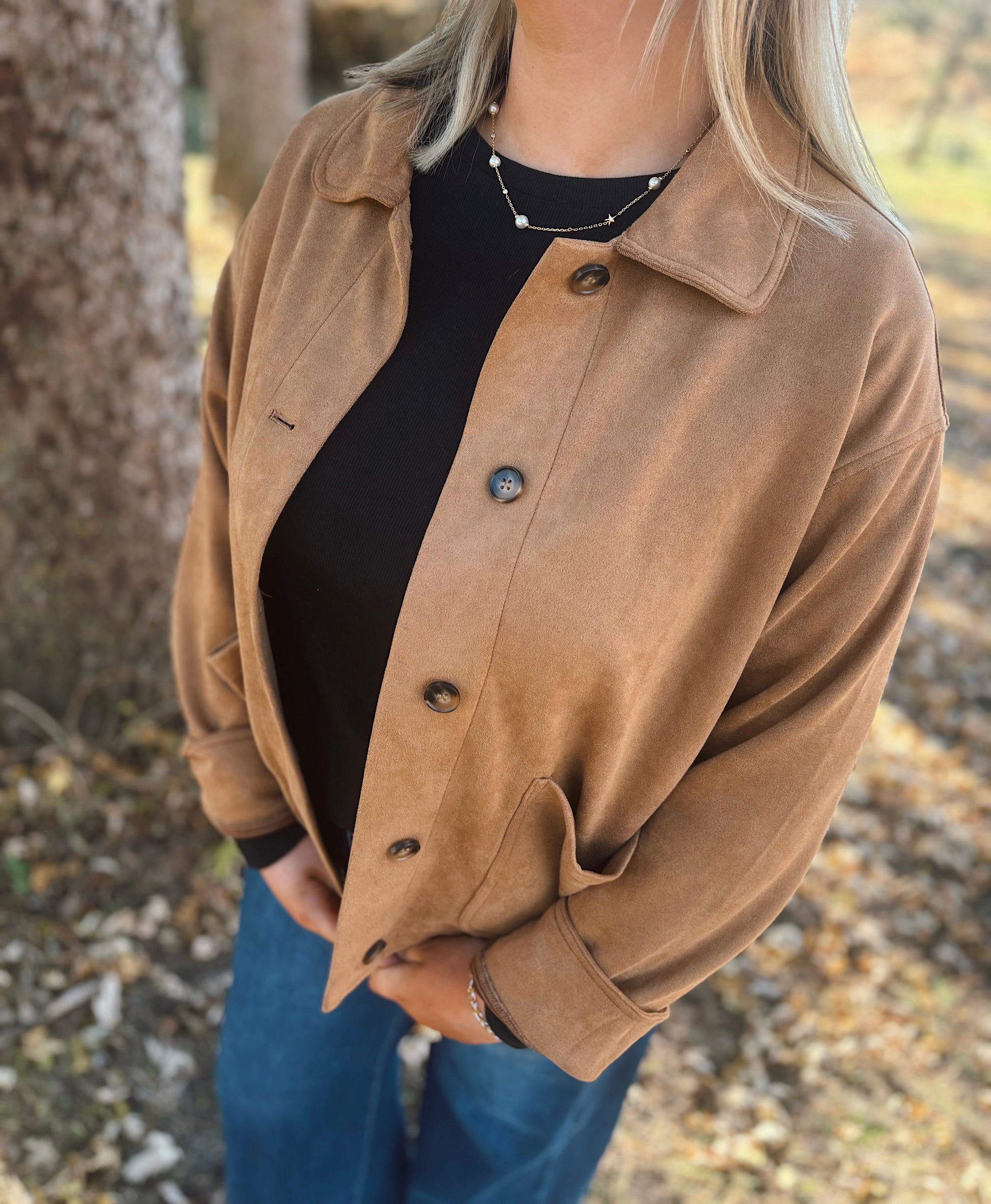 Golden Hour Suede Jacket