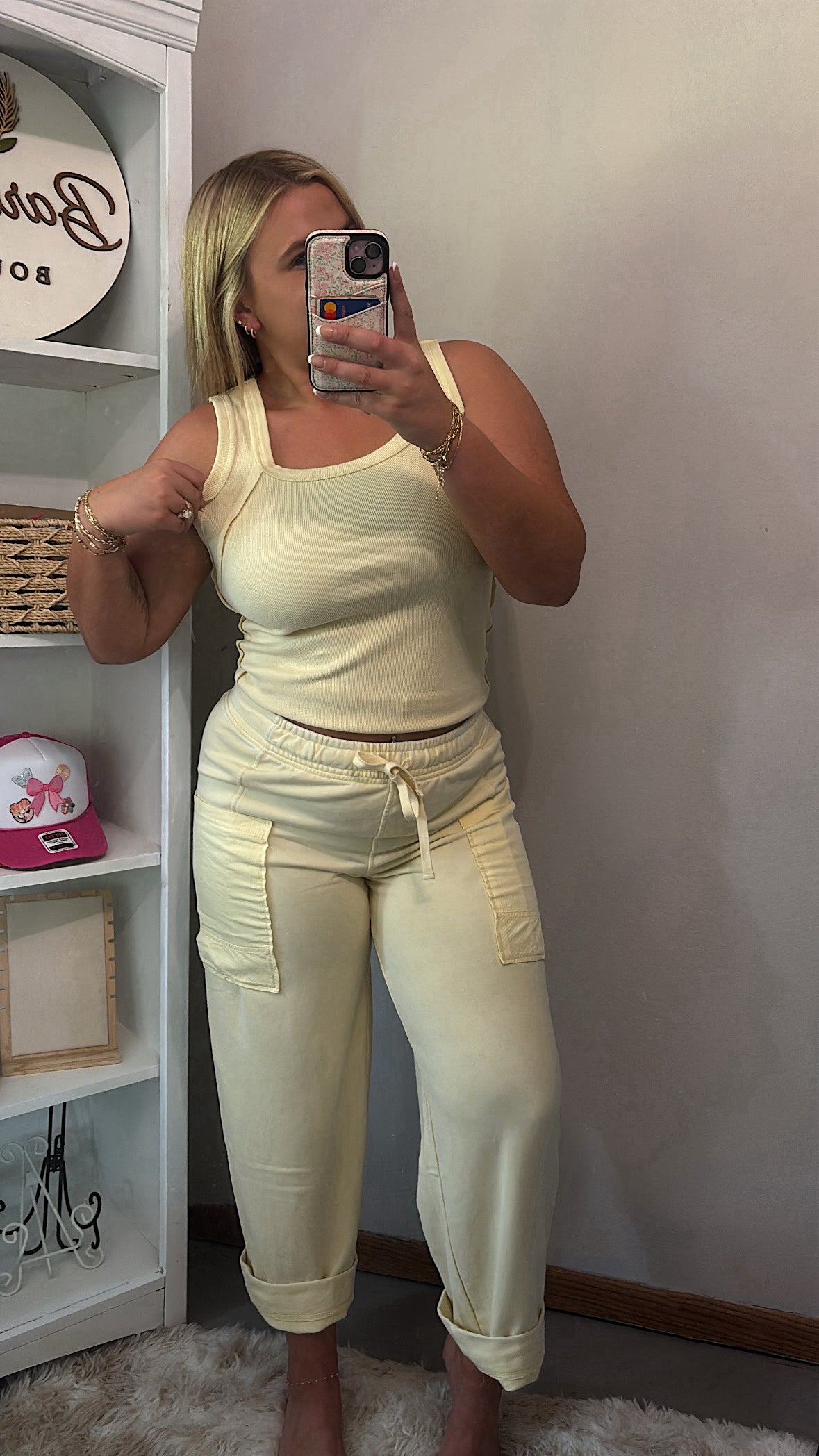 Lemonilla French Terry Cargo Pant