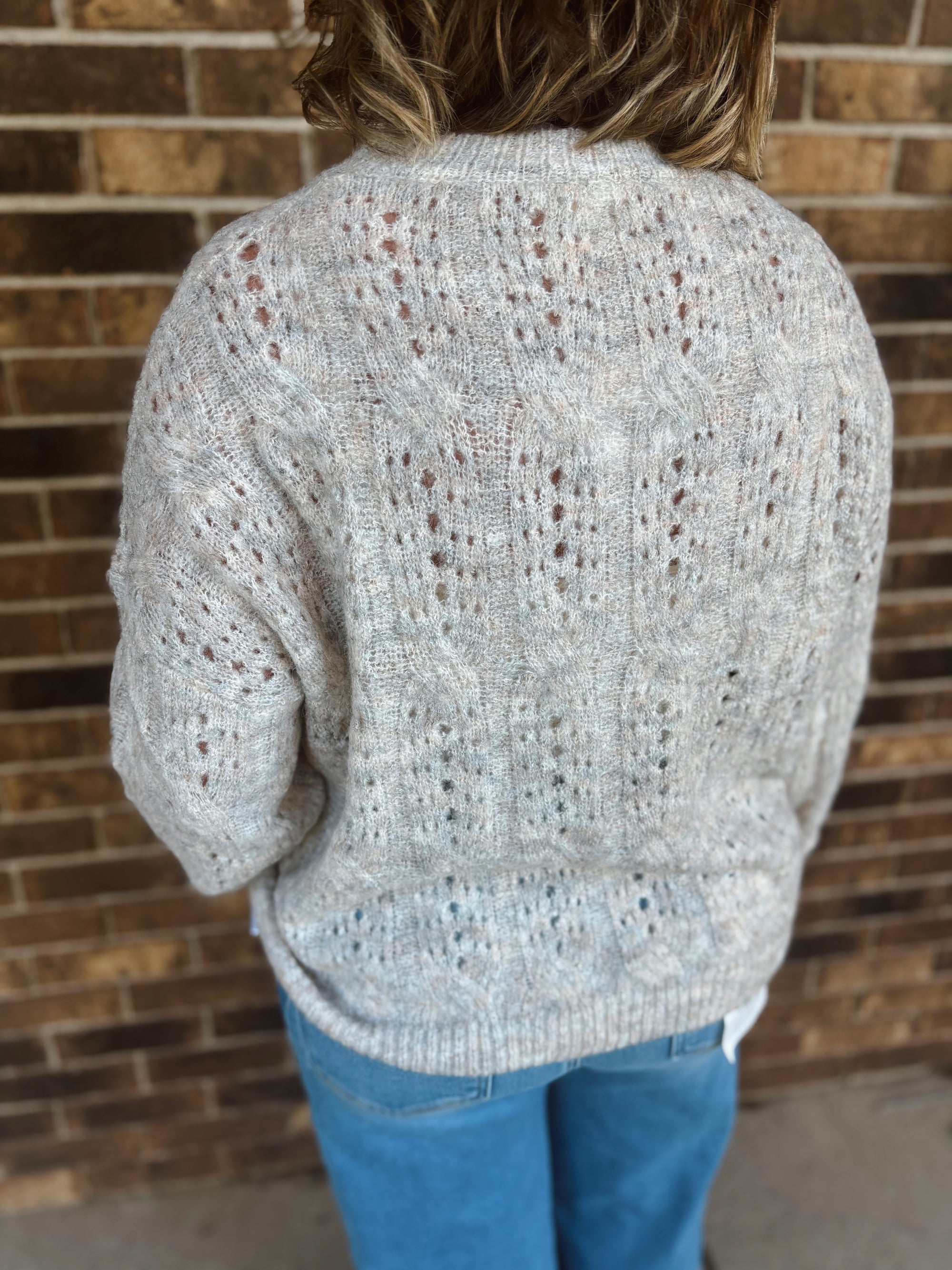 Northwoods Pointelle Sweater