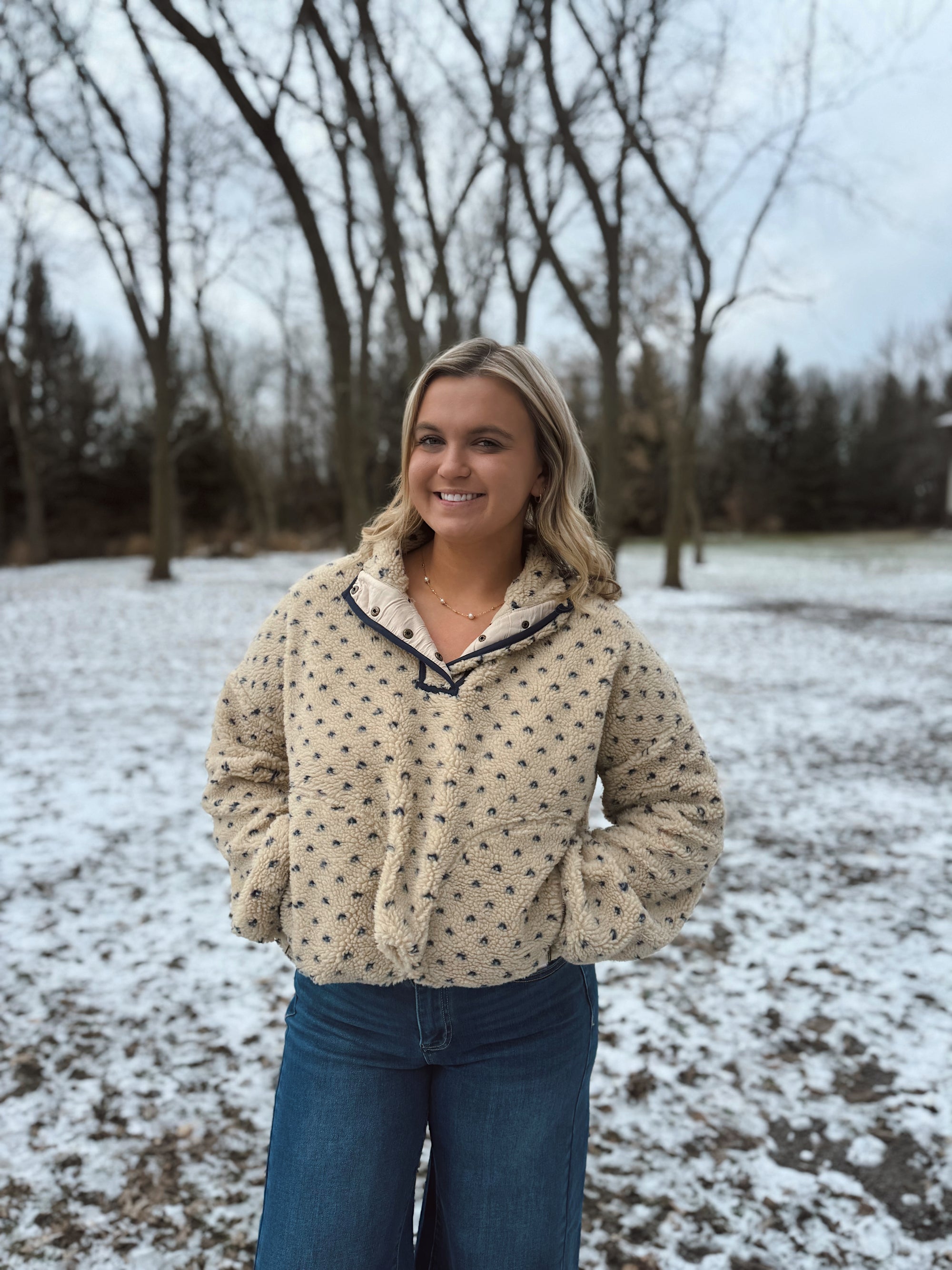 Heartfelt Teddy Pullover Sherpa
