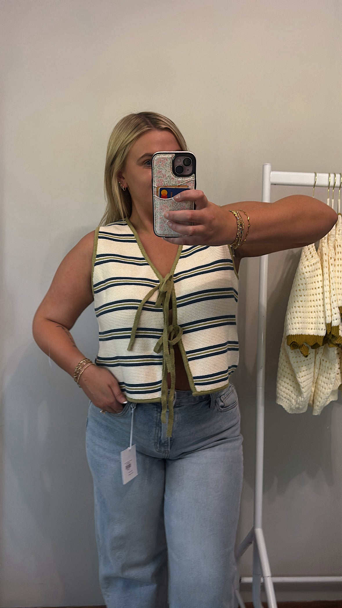 Lime Spritz Knit Tank