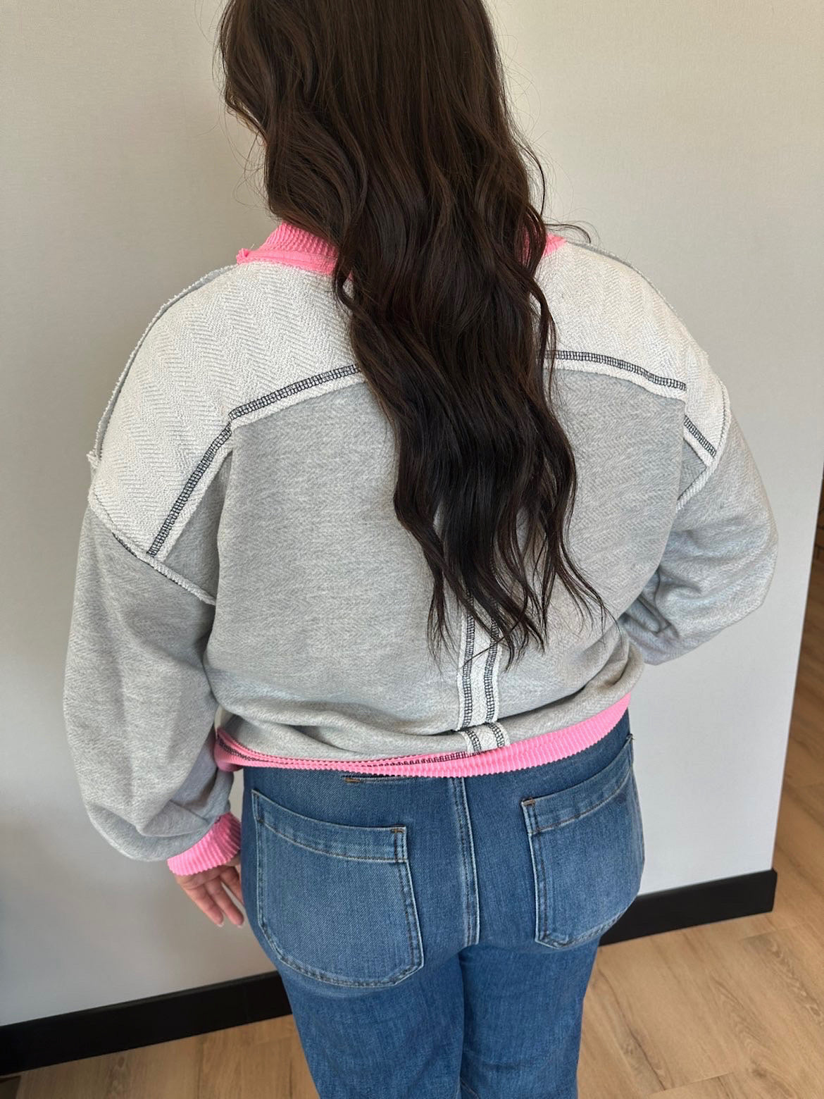 Pink Stitch Lounge Crew